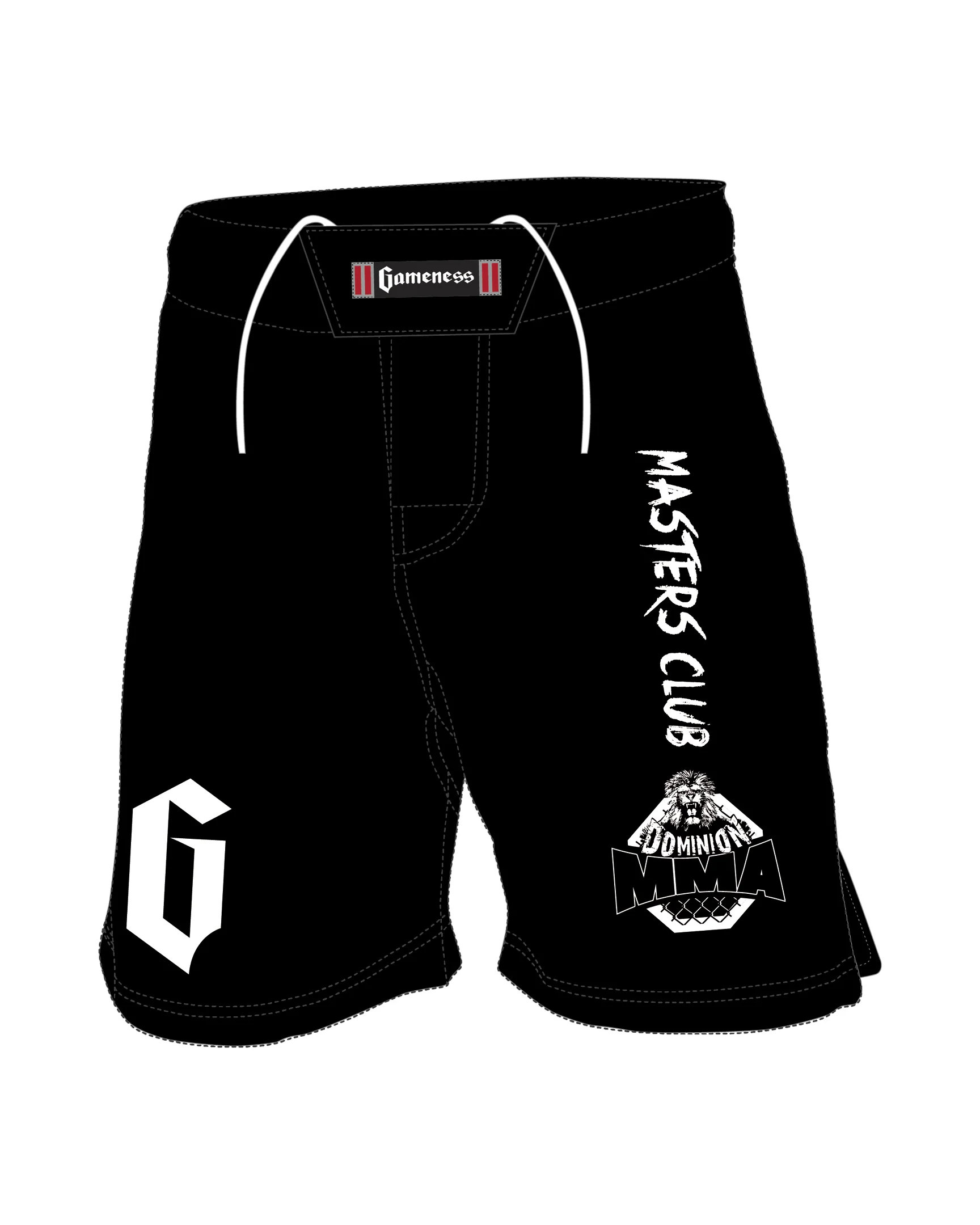 Gameness Train for life Shorts - Custom, Black