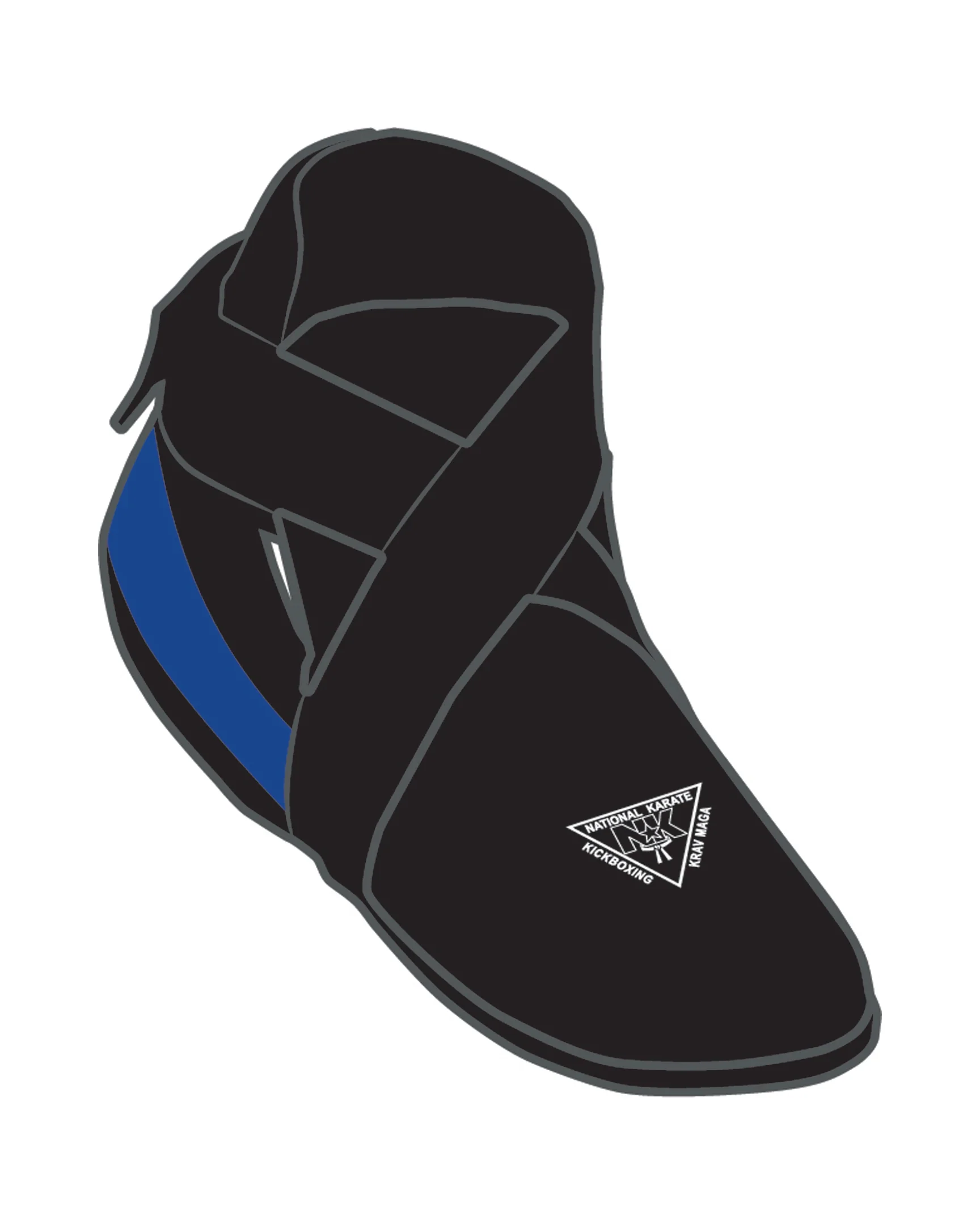 Determination Kicks Custom, Blue/Black