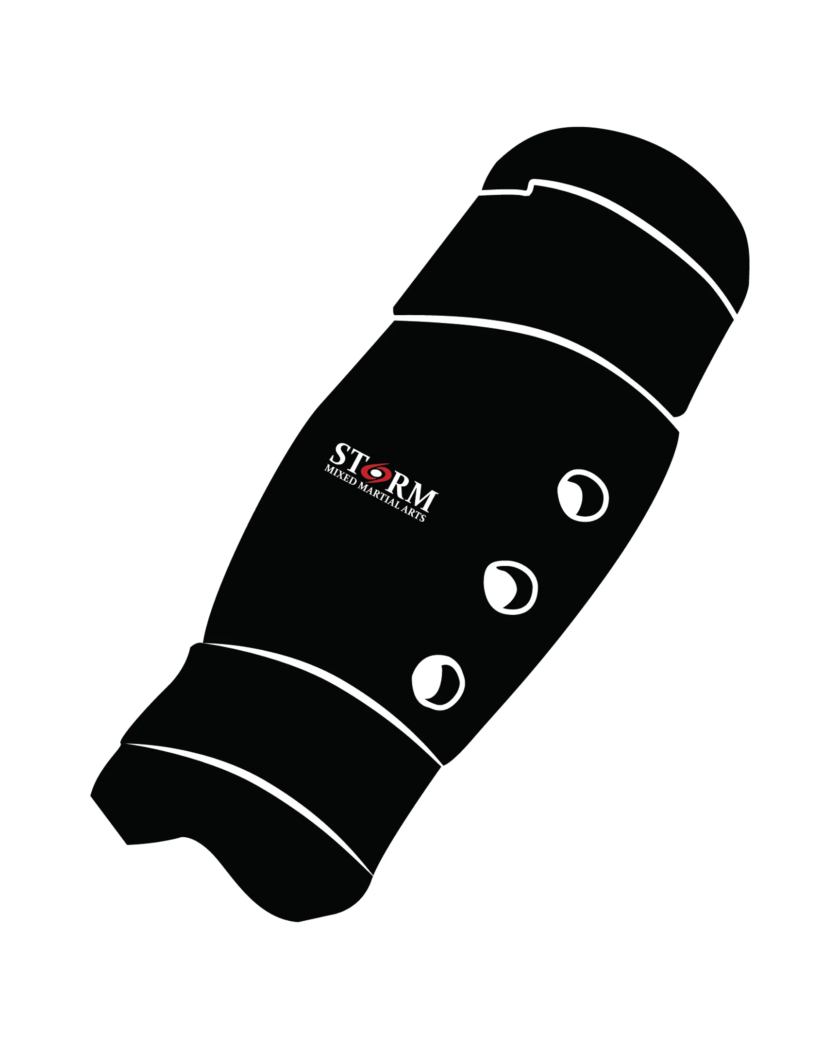 Shin Guard Custom, Black