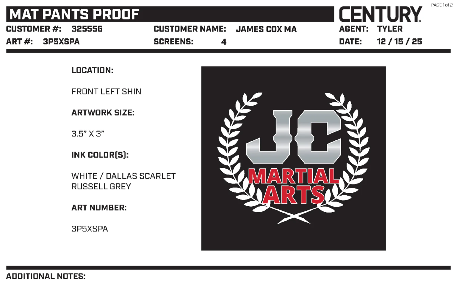 Mat Pant Custom, Black - Image 2