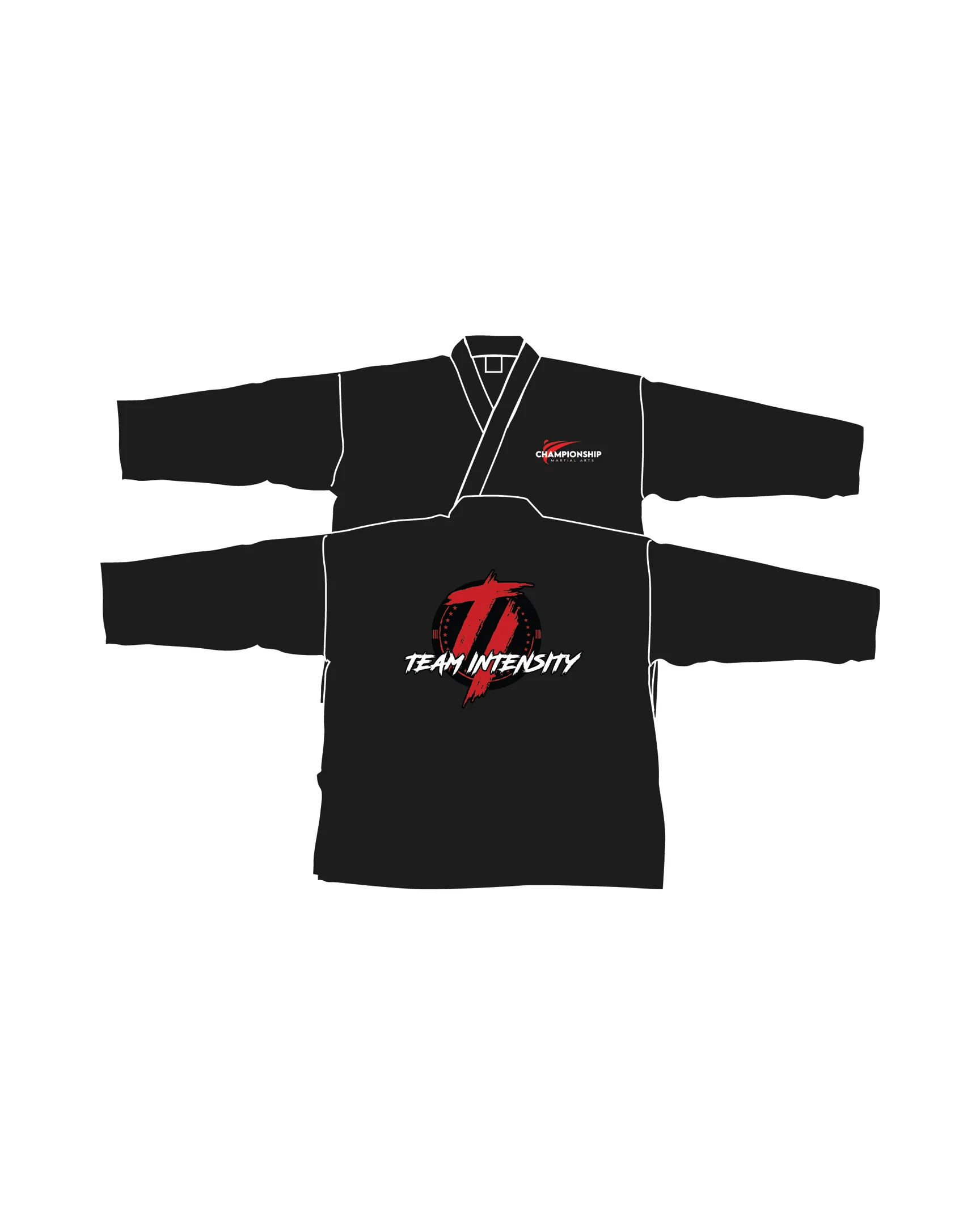 10oz 100% Cotton Uniform, Black