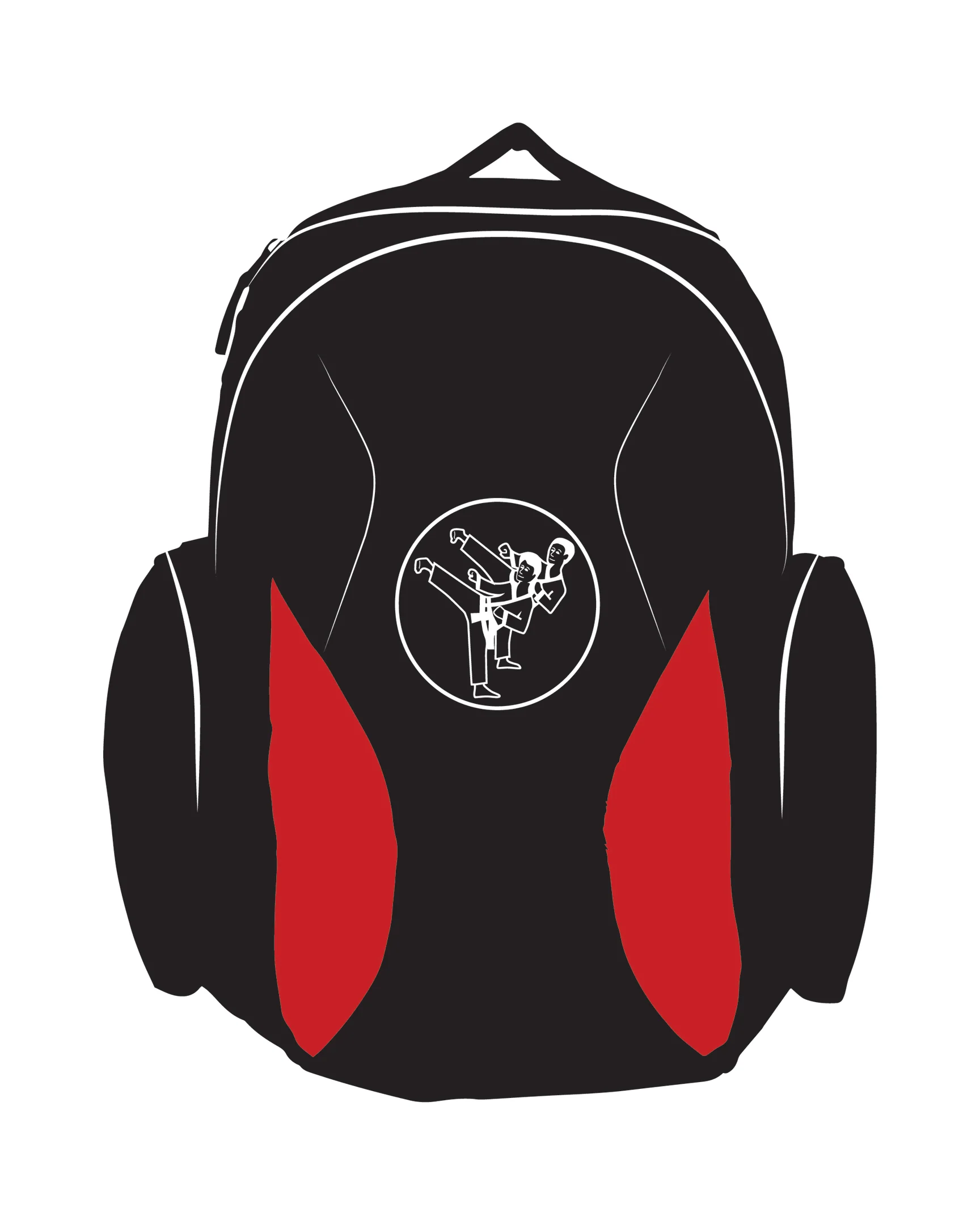 CUSTOM C GEAR BACKPACK, Black/Red