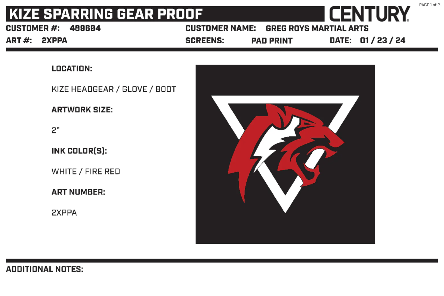 Century Glove Blank, Black - Image 2