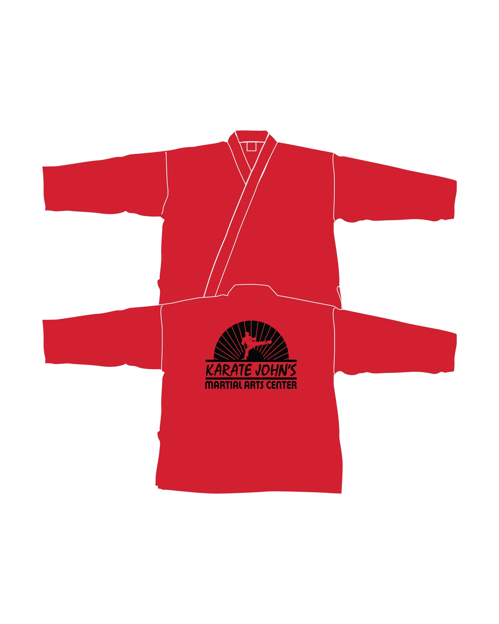 Lightweight Student Uniform, Red