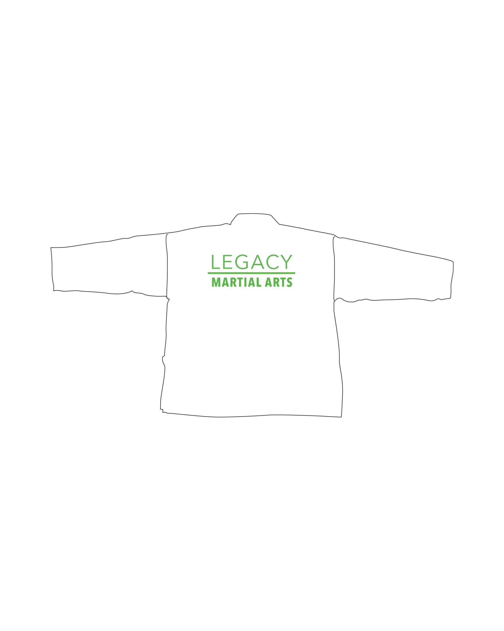 Lightweight Student Uniform, White