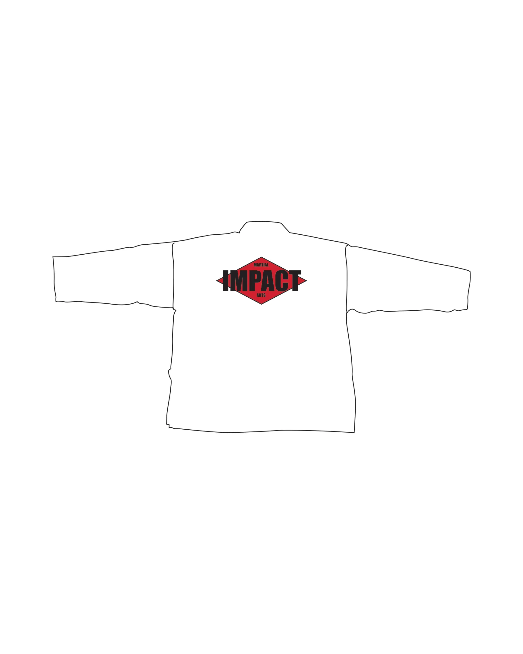 Lightweight Student Uniform, White