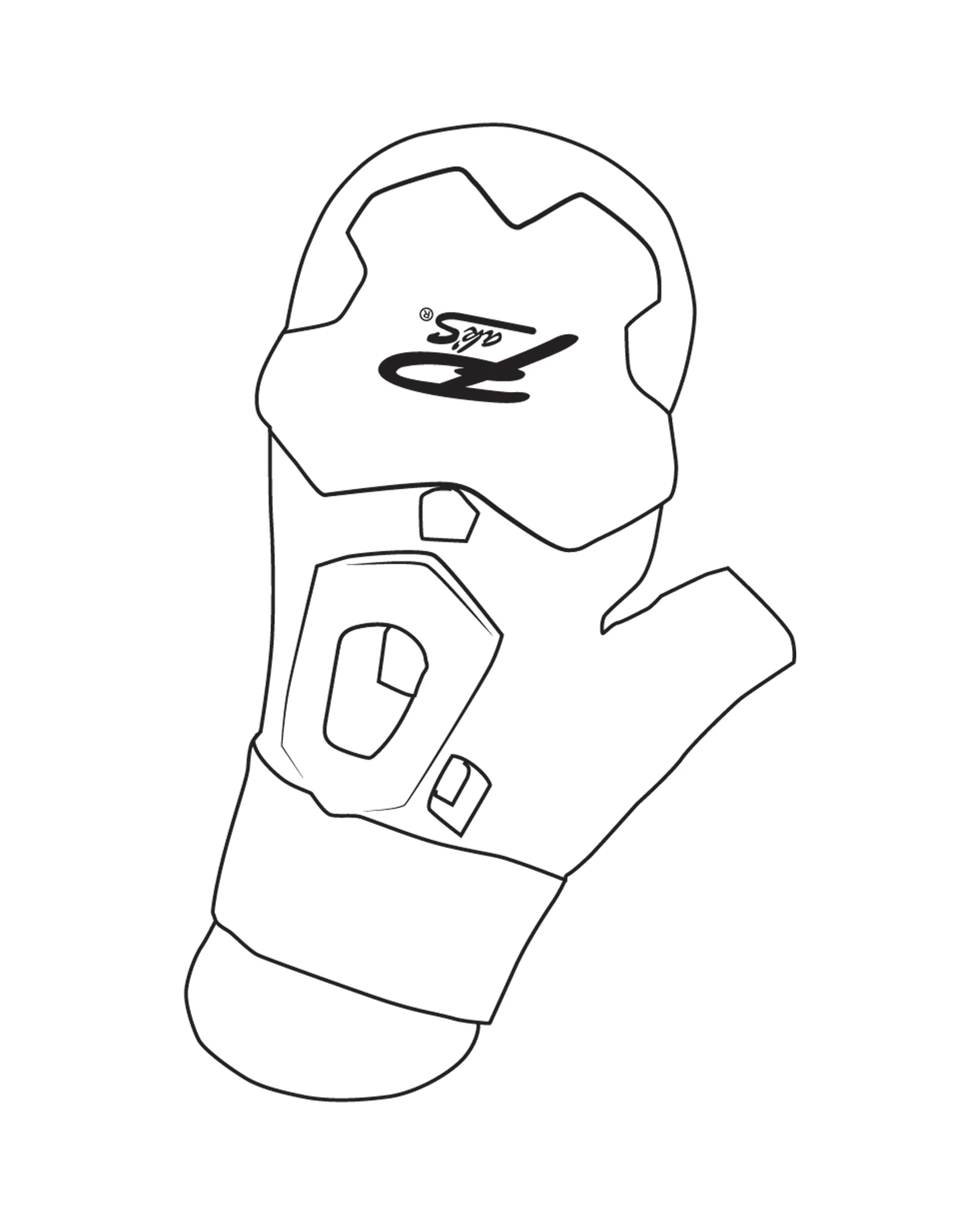 Century Glove Blank, White