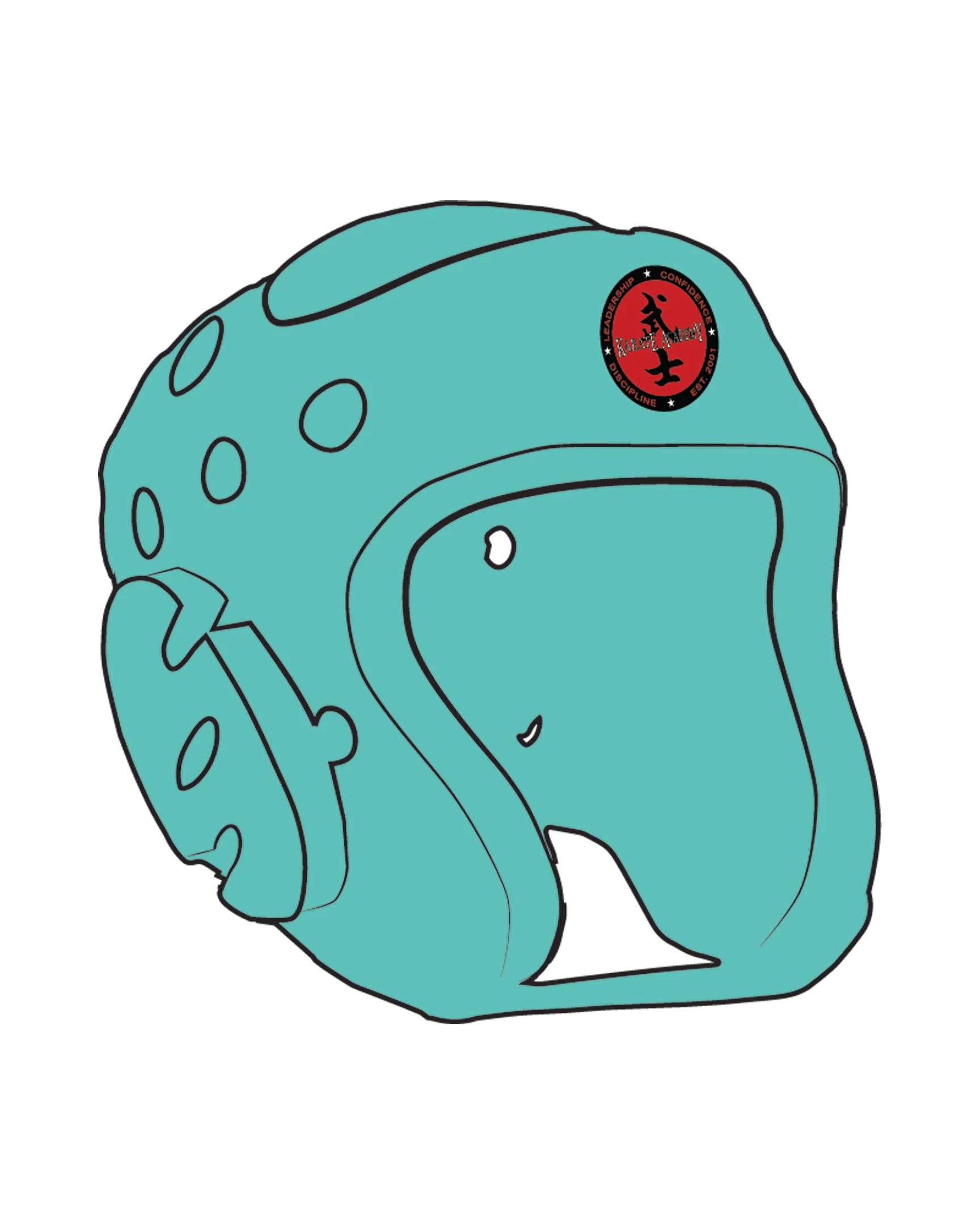 Century Headgear Custom, Teal