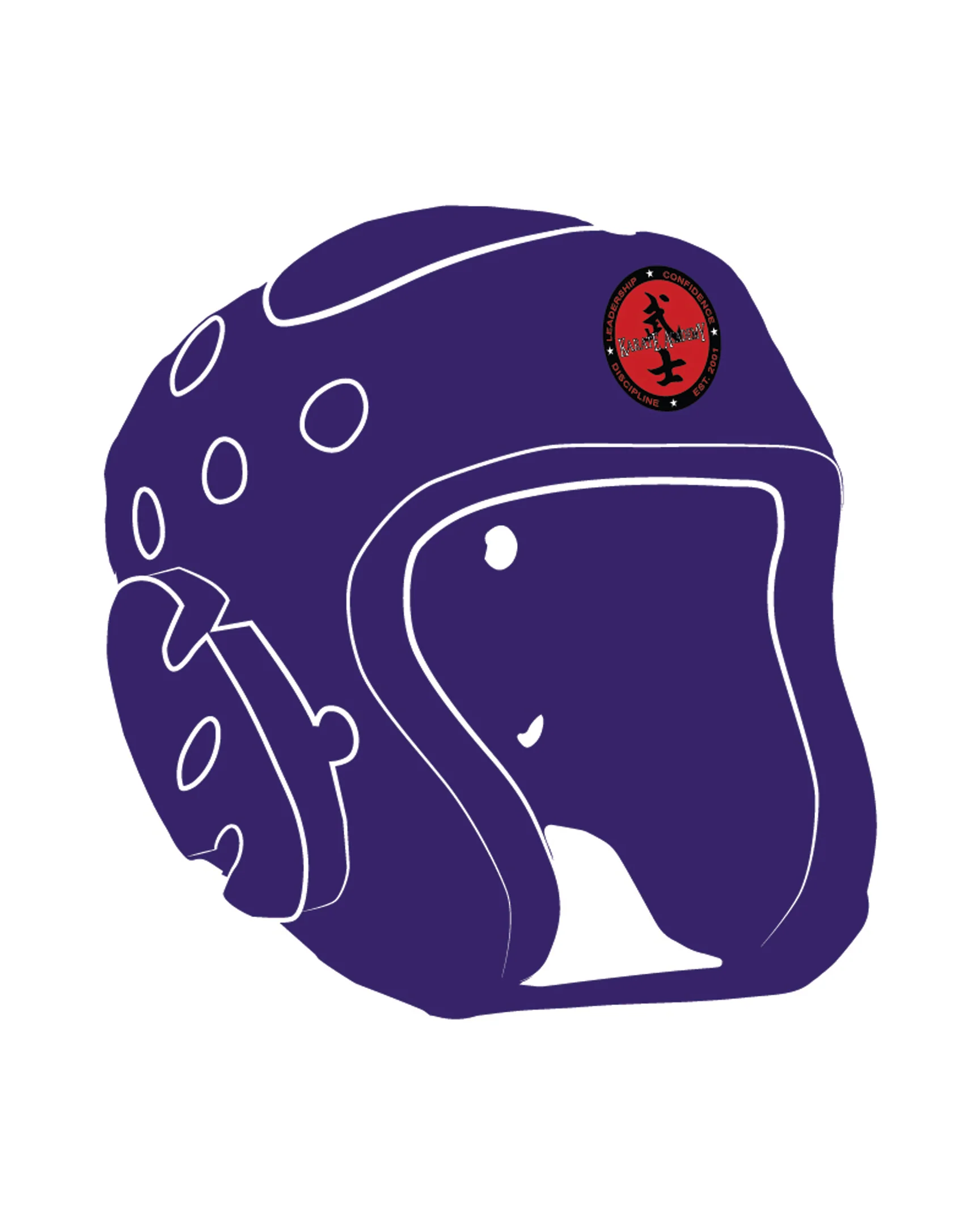 Century Headgear Custom, Purple