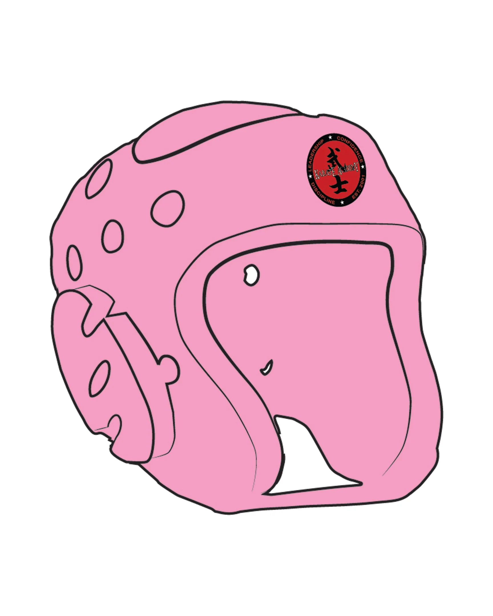 Century Headgear Custom, Neon Pink
