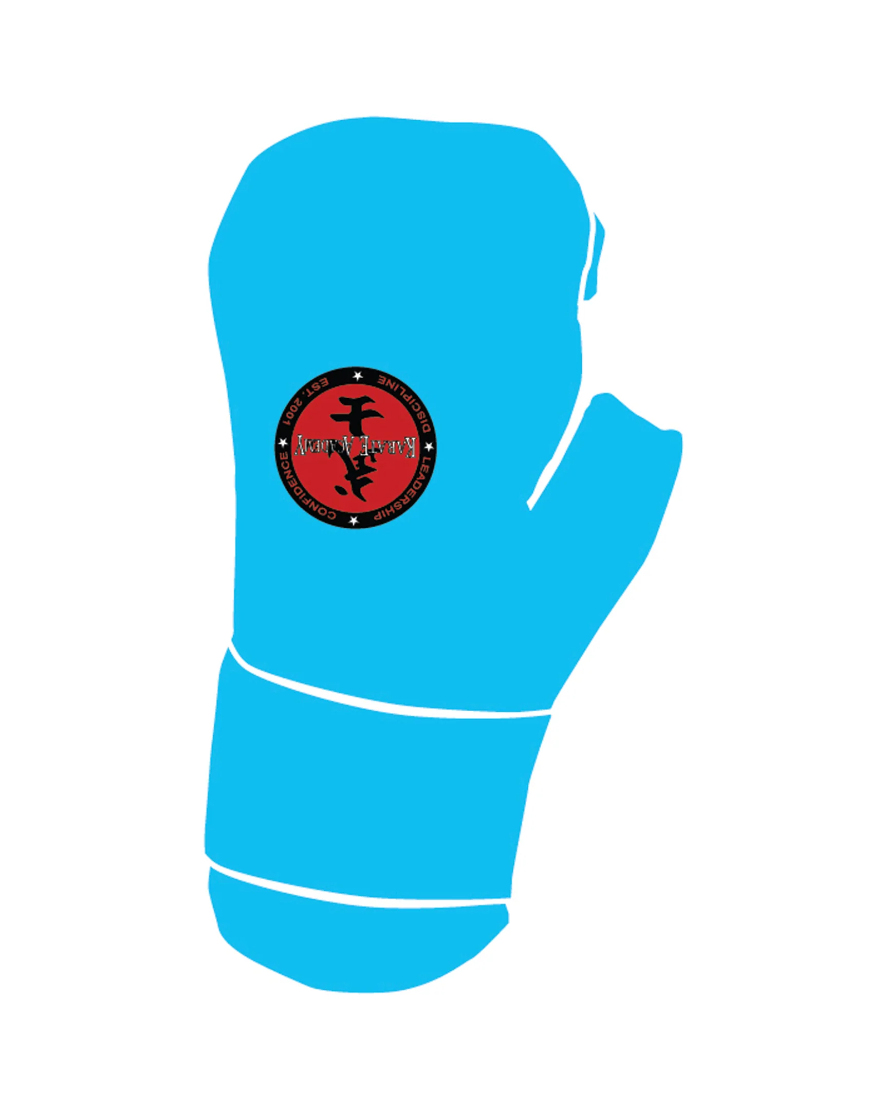 Century Glove Blank, Neon Blue