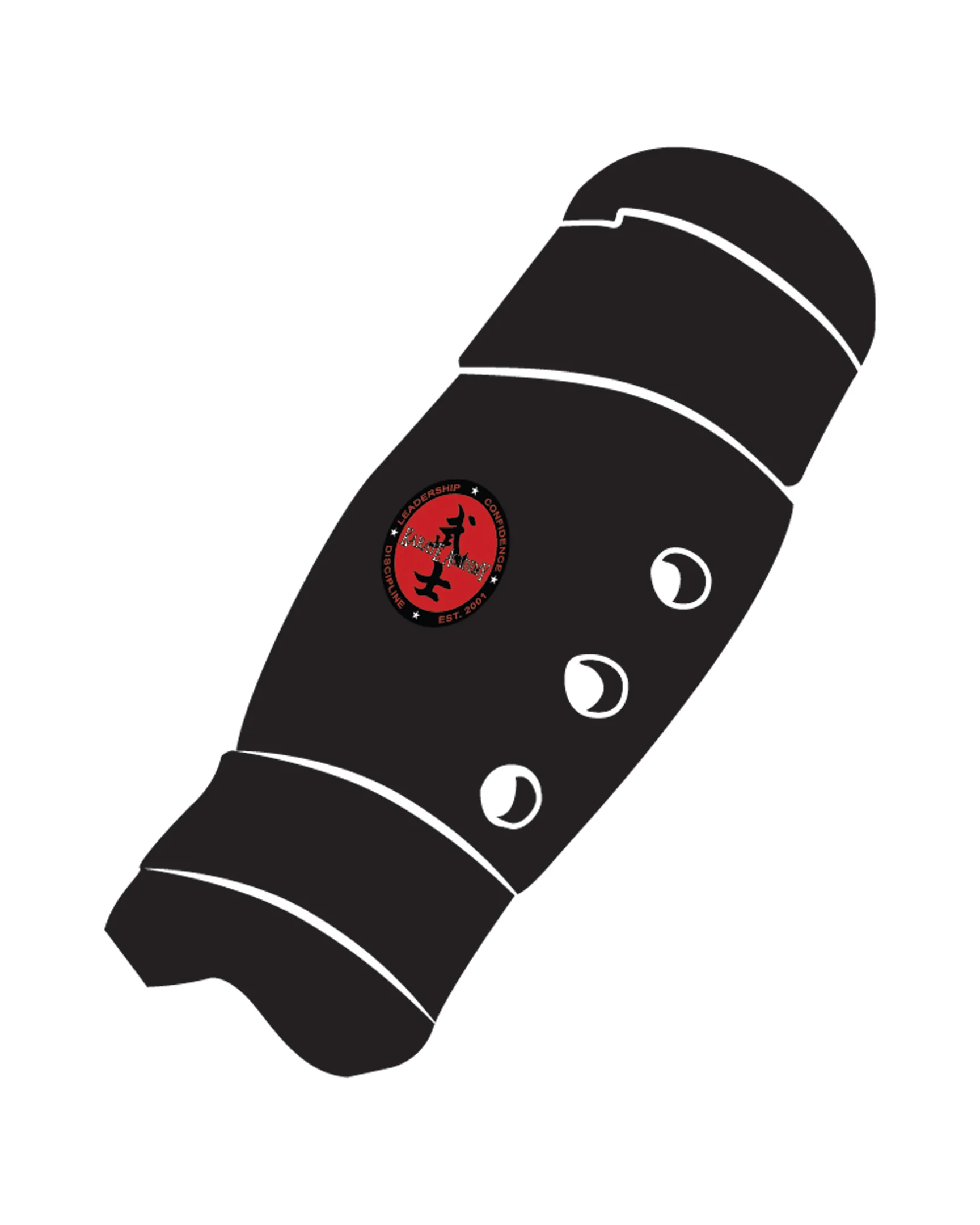 Shin Guard Custom, Black