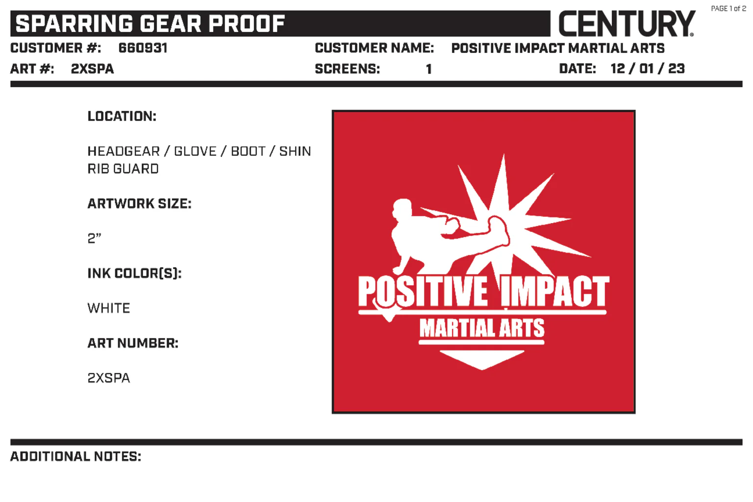 Century Glove Blank, Red - Image 2
