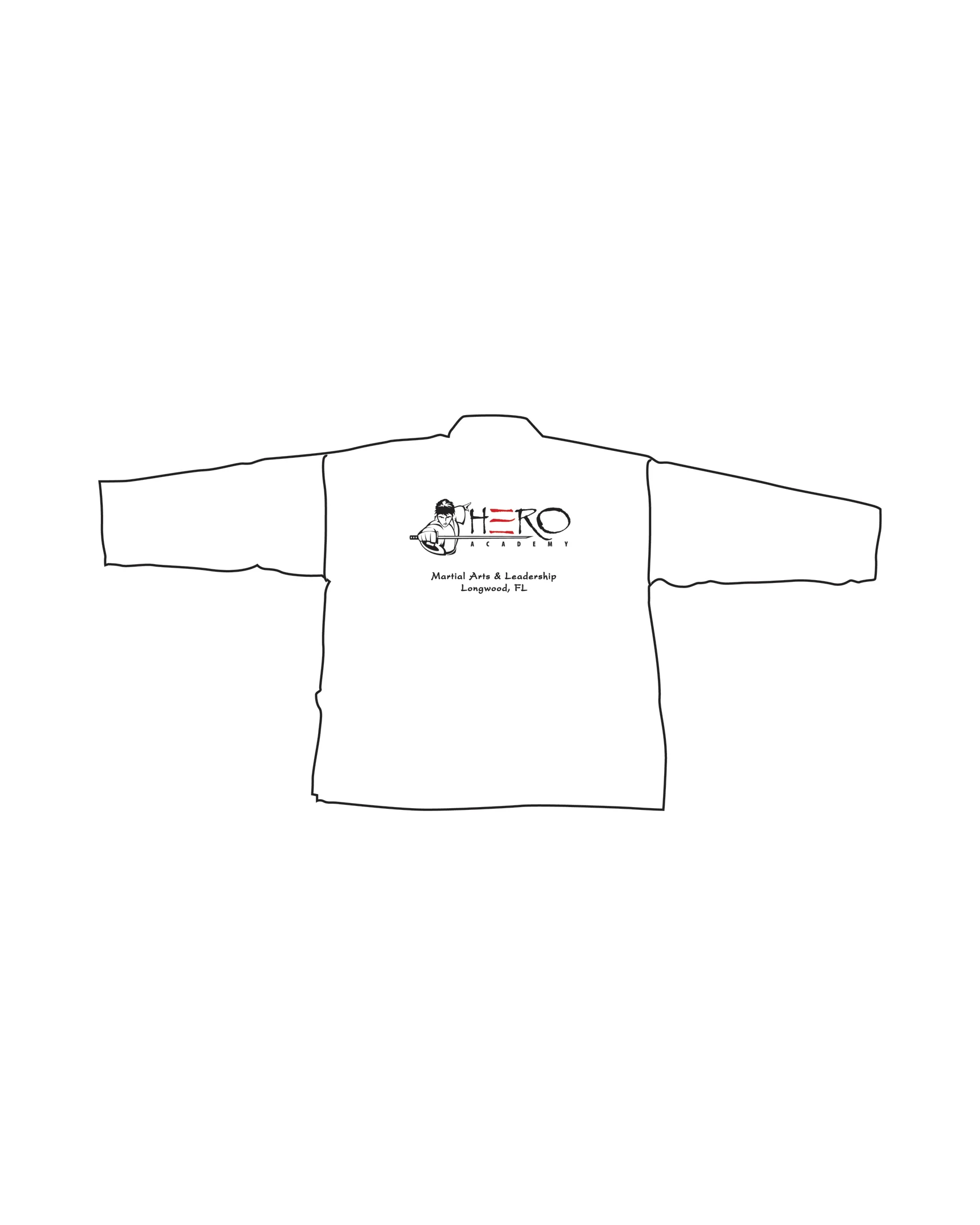 Middleweight Elastic Uniform, White