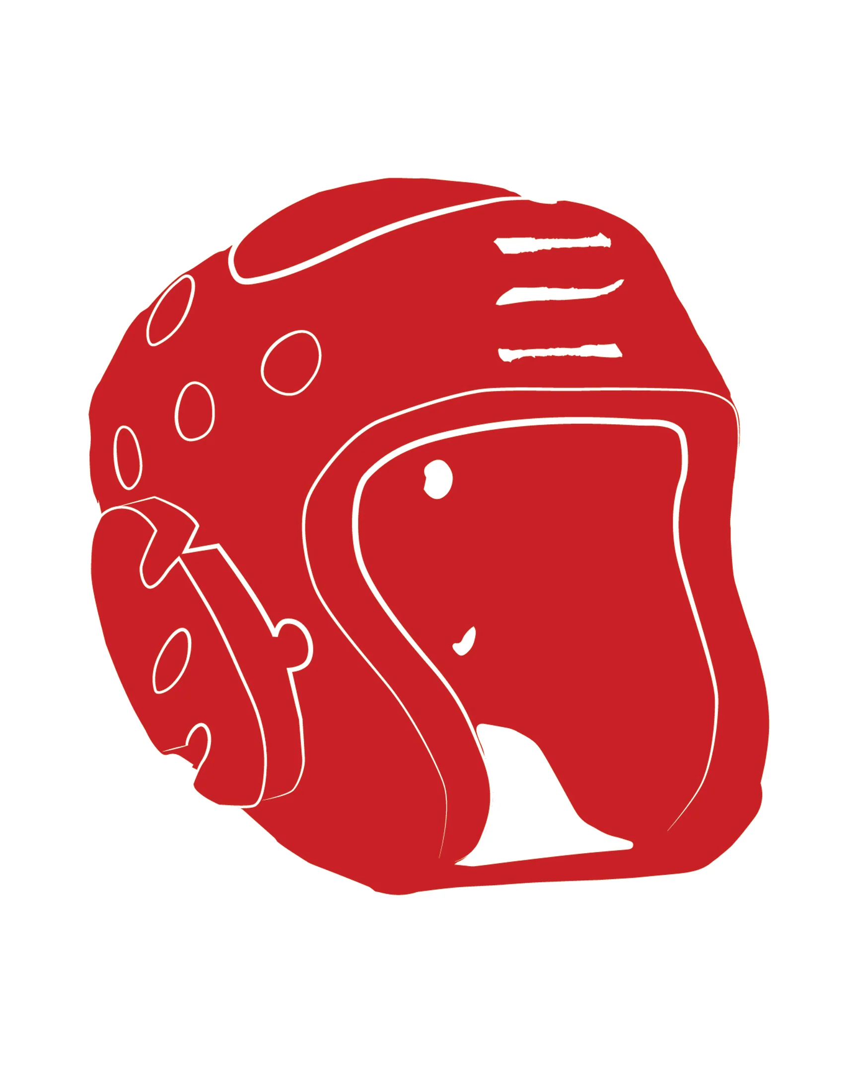 Century Headgear Custom, Red - Image 2