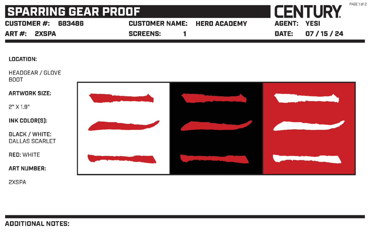 Century Glove Blank, White - Image 2