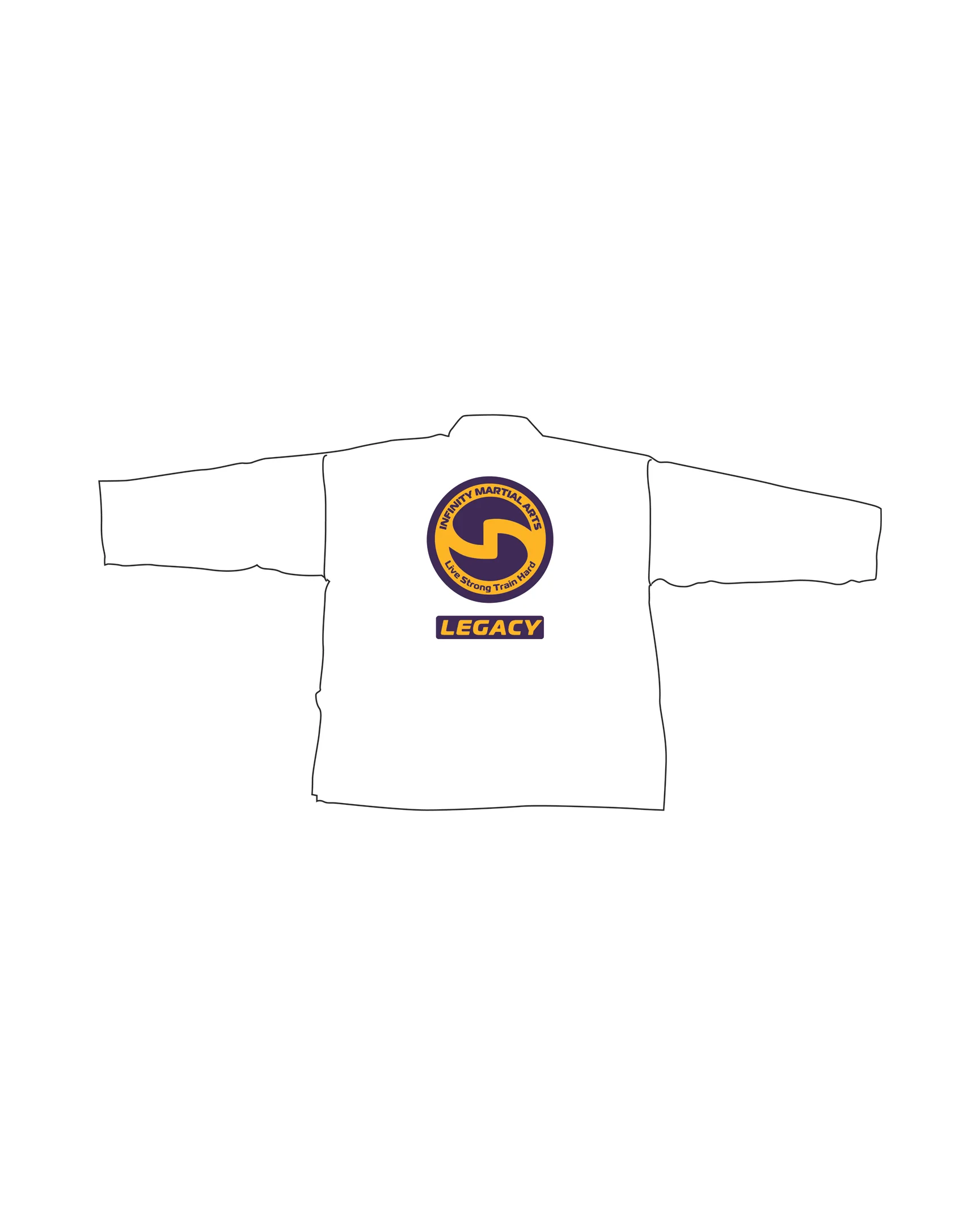 Lightweight Student Uniform, White