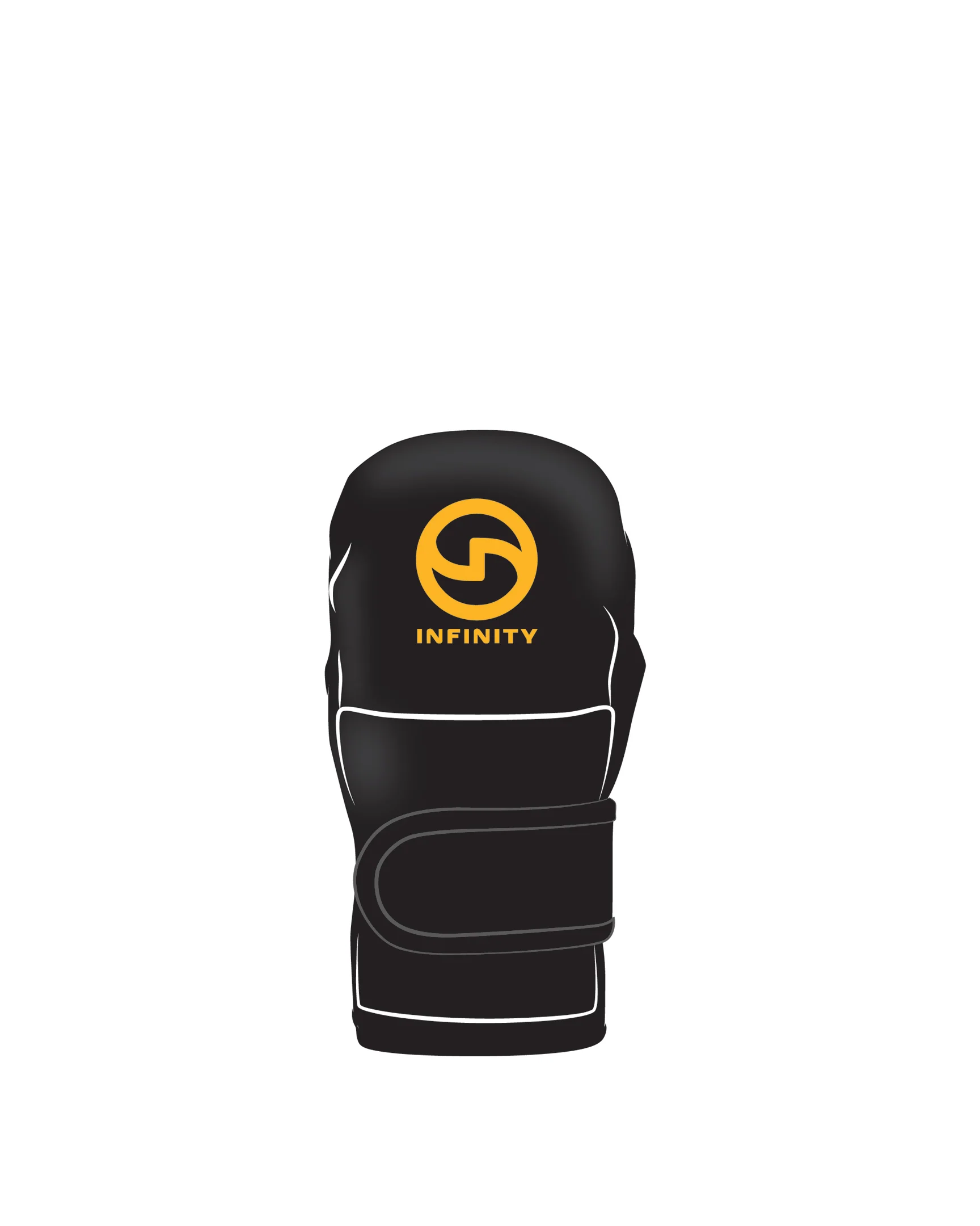Custom Leather Mma Training Glove, Black