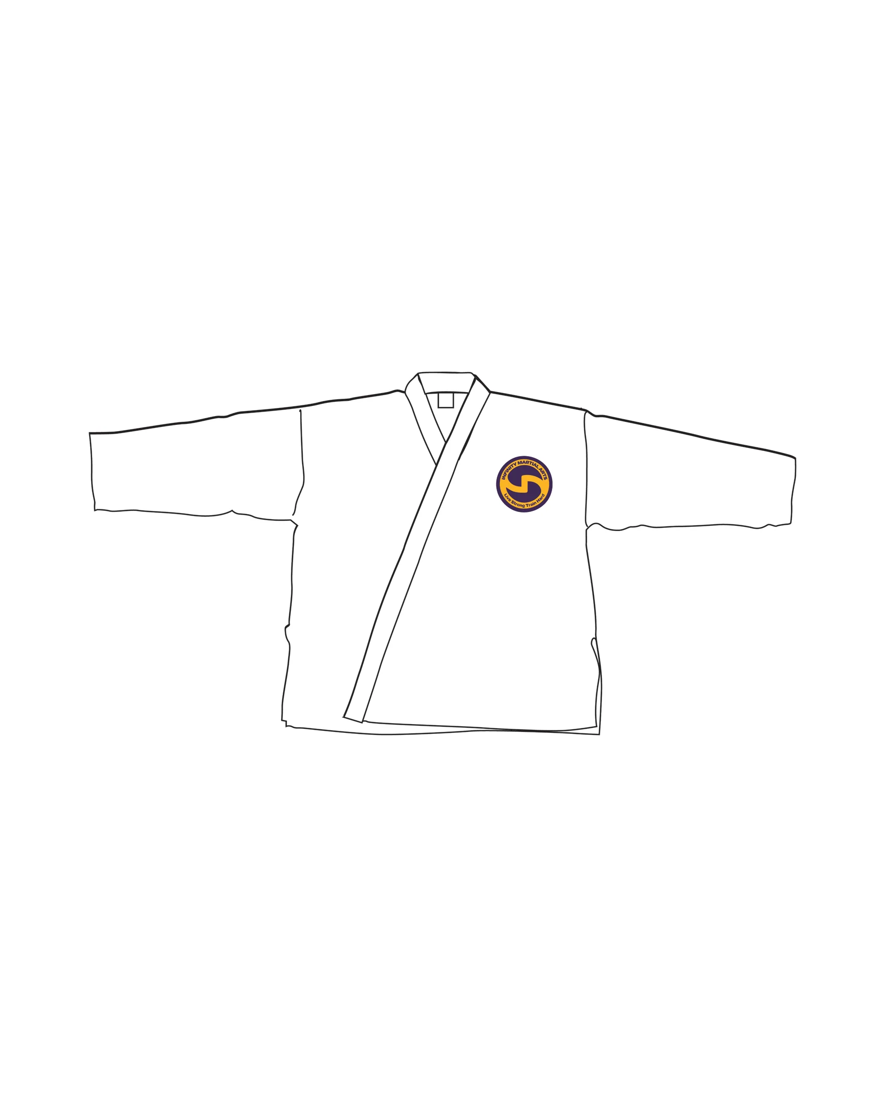 Lightweight Student Uniform, White