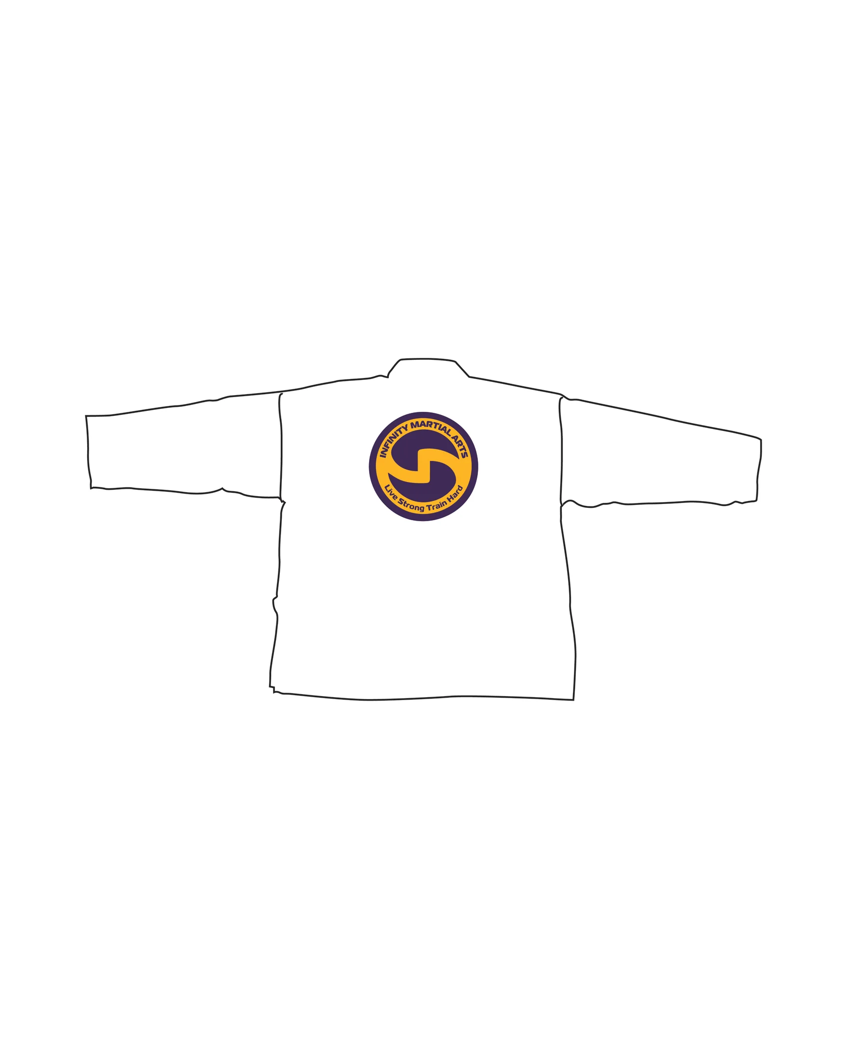 Lightweight Student Uniform, White - Image 2