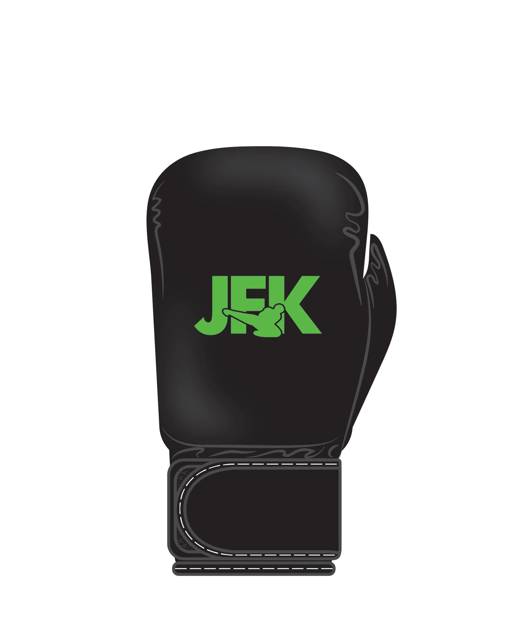 Custom Boxing Glove, Black