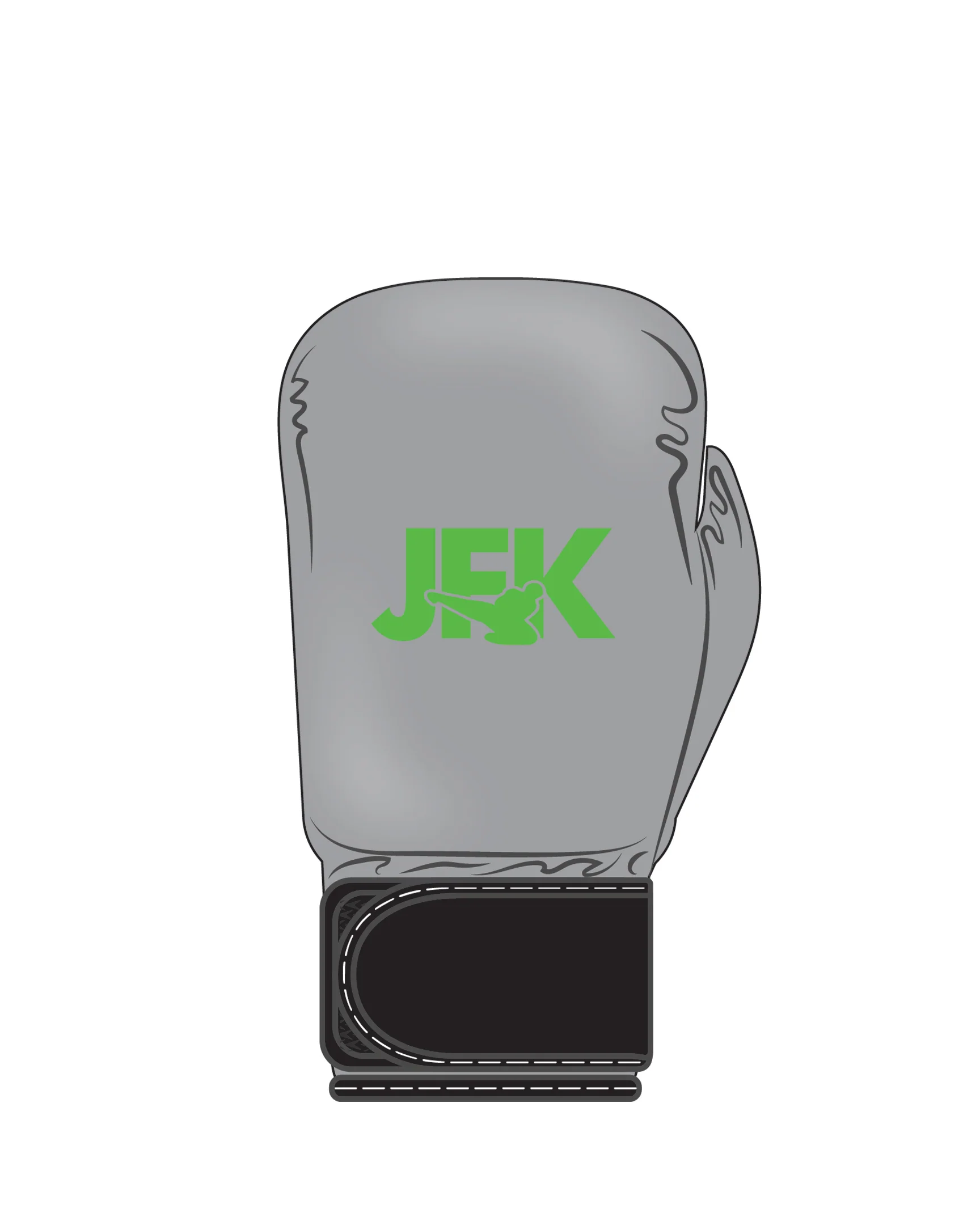 Custom Boxing Glove, Silver