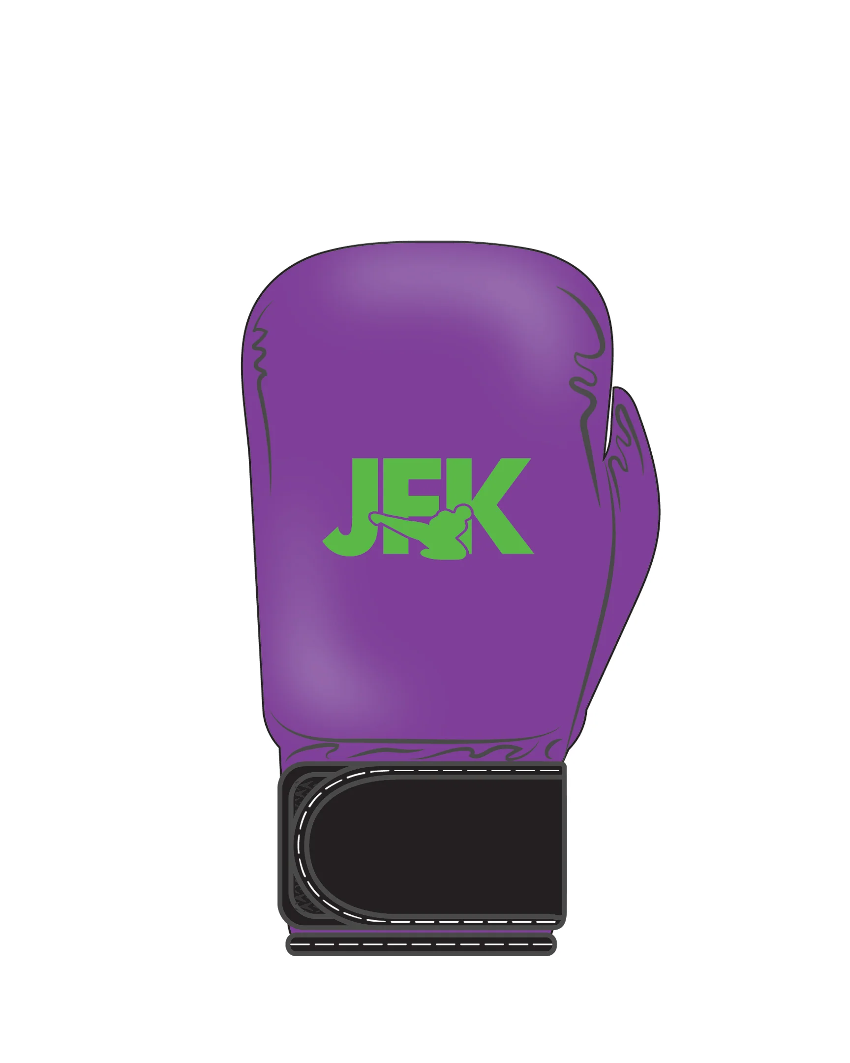 Custom Boxing Glove, Purple