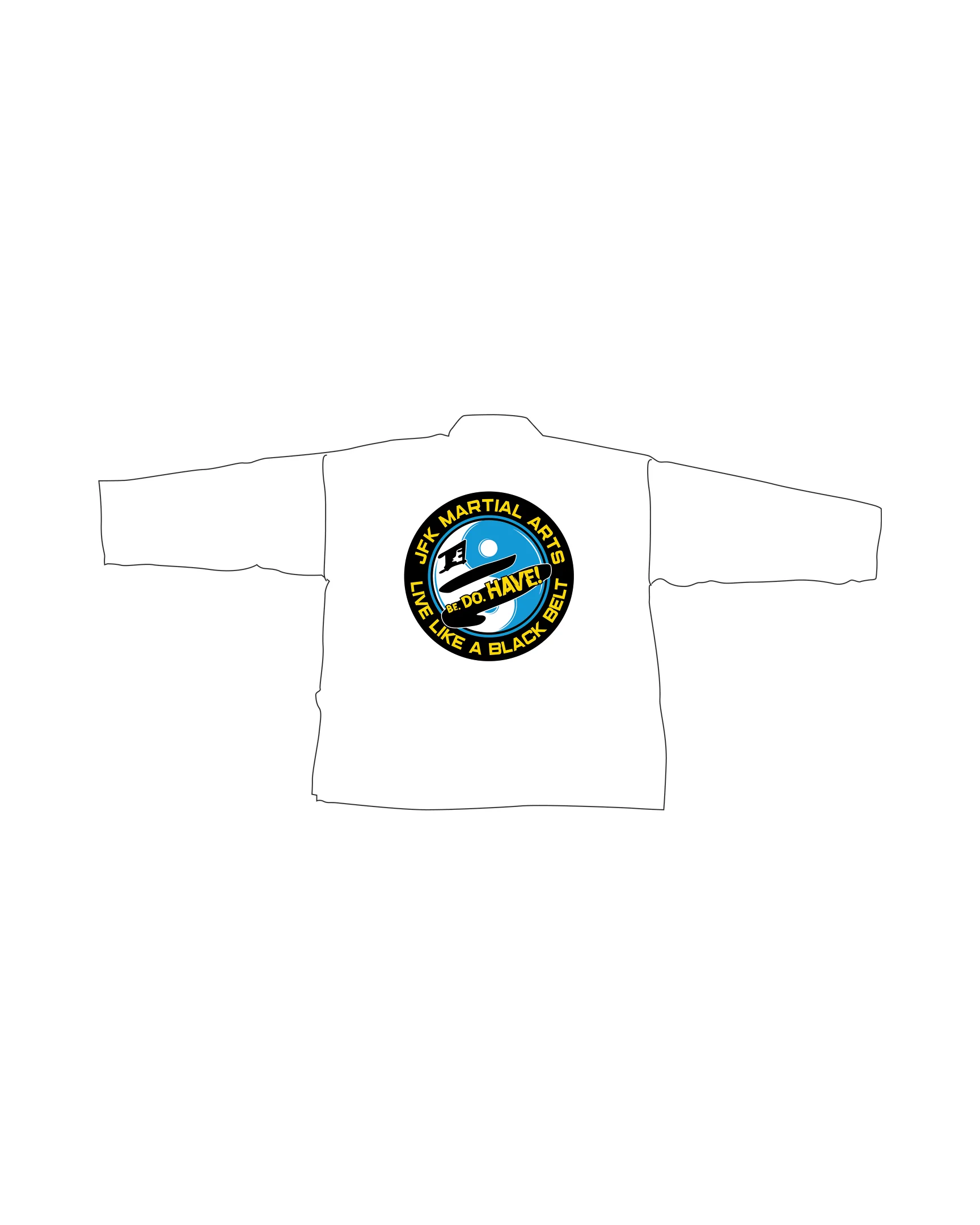 Lightweight Student Uniform, White