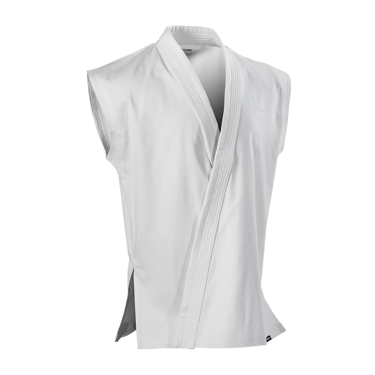 8 oz. Middleweight Brushed Cotton Sleeveless Traditional Jacket - Image 2
