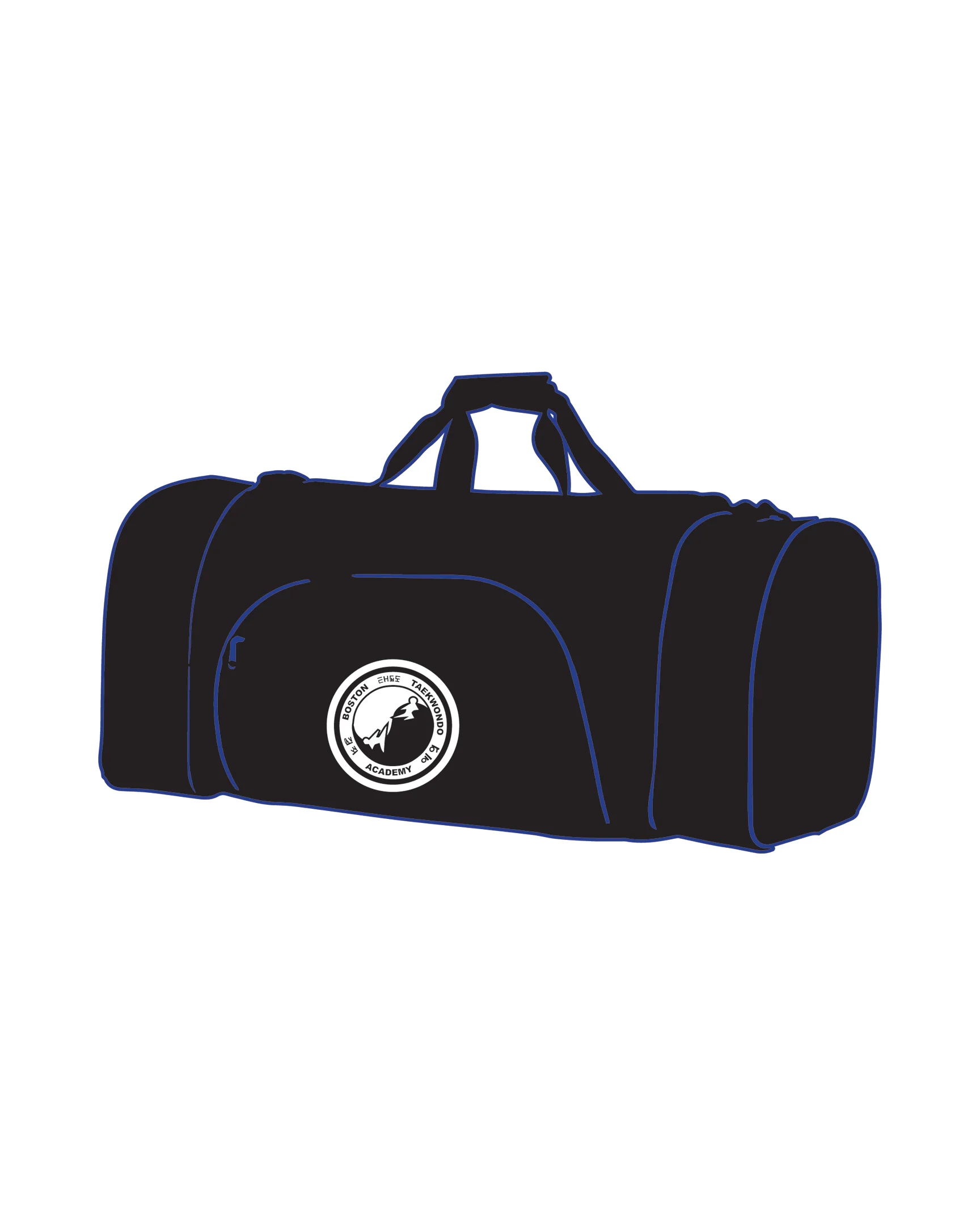 CUSTOM C GEAR DUFFLE BAG, Black/Blue