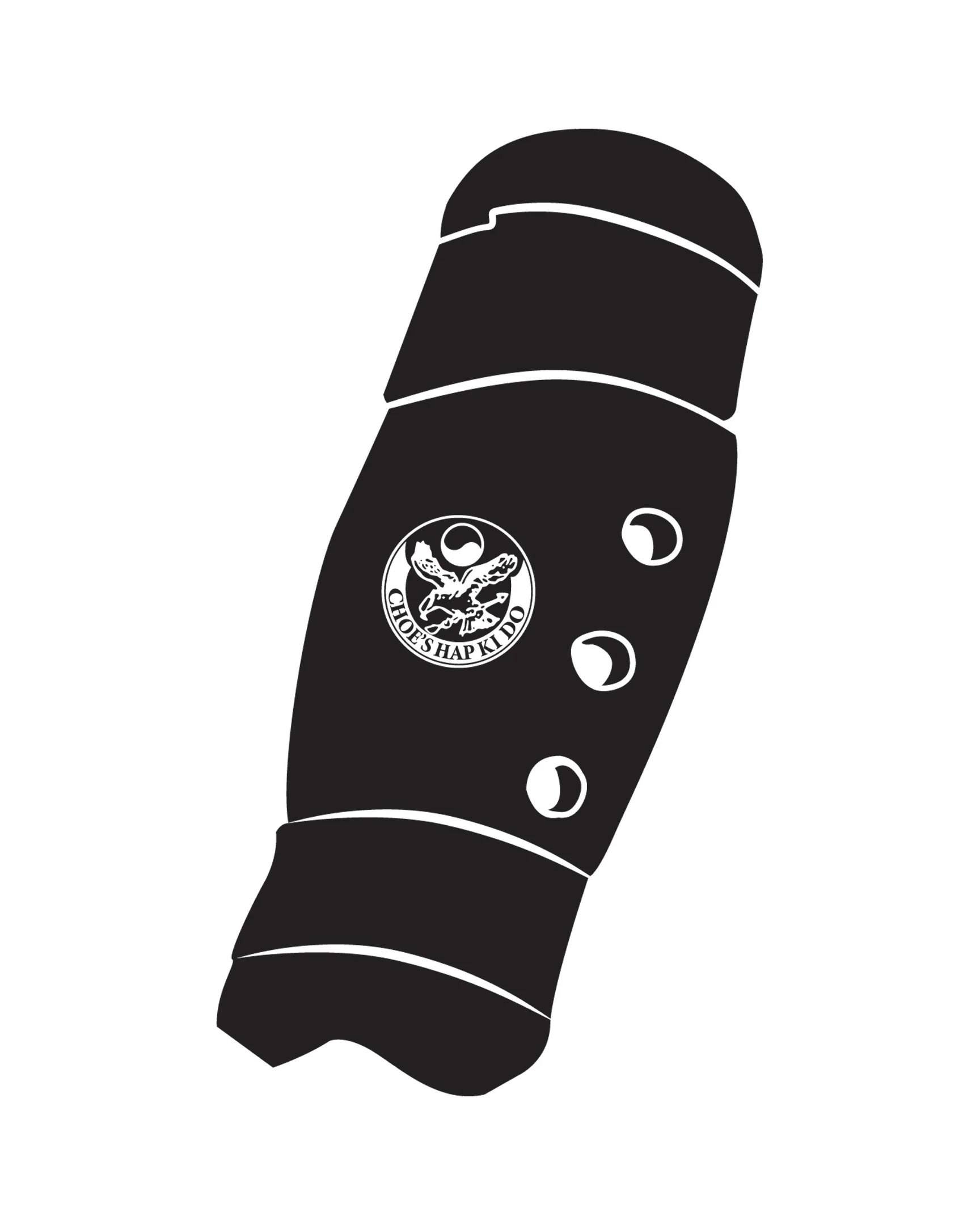 Shin Guard Custom, Black