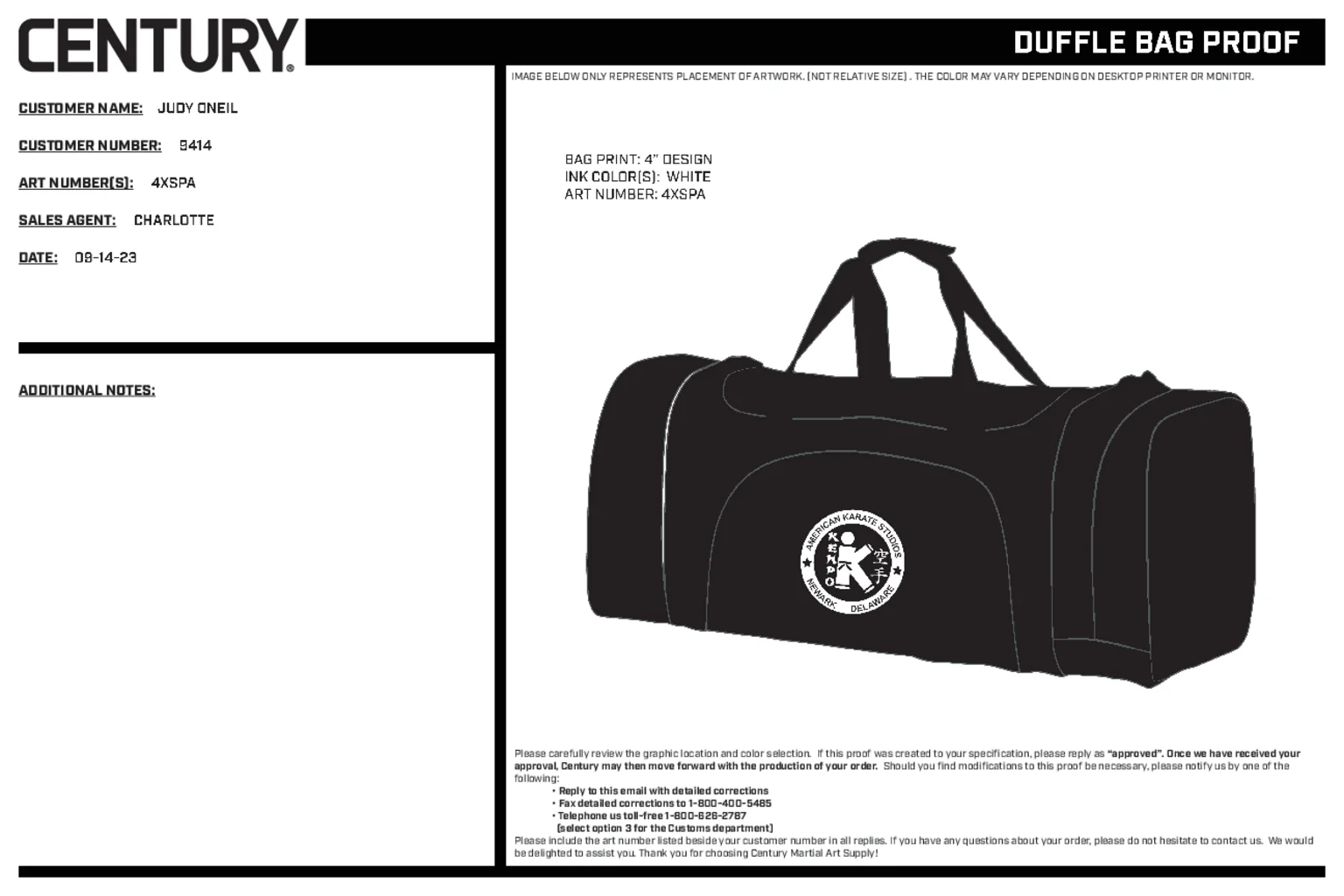 CUSTOM DUFFEL BAG BLACK, Black - Image 2