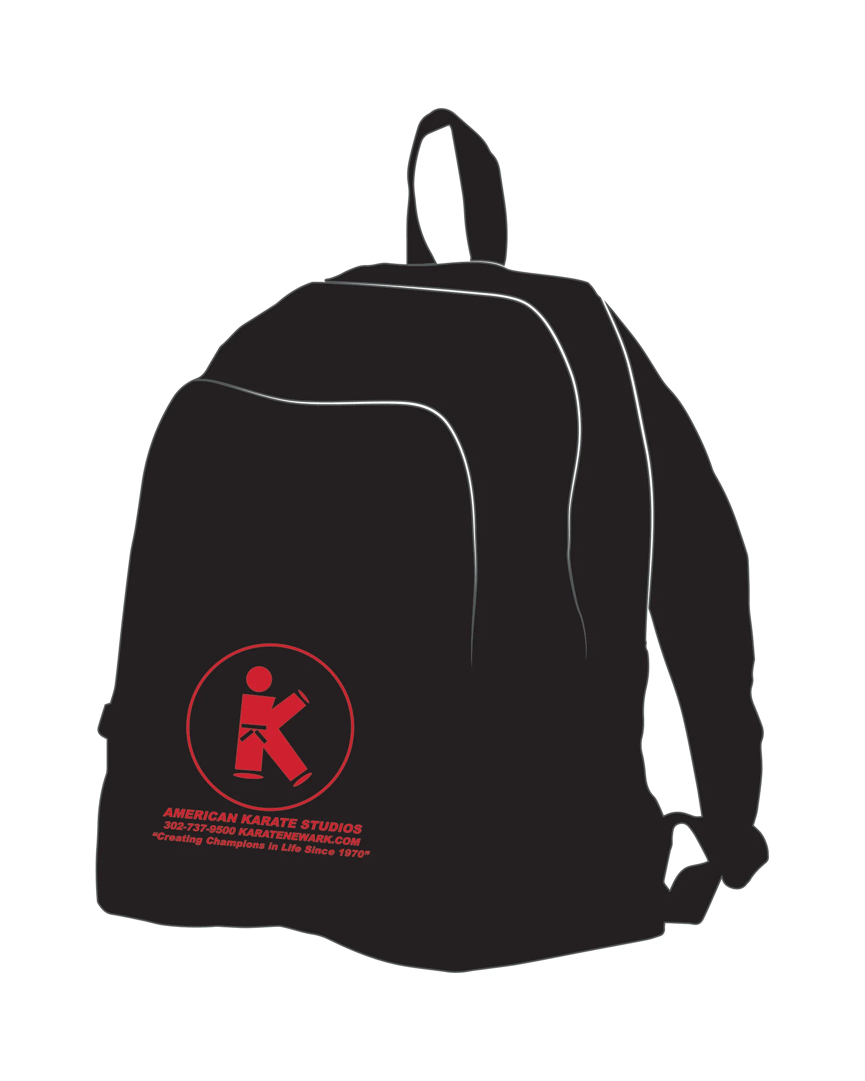 CUSTOM C GEAR BACKPACK, Black/Red