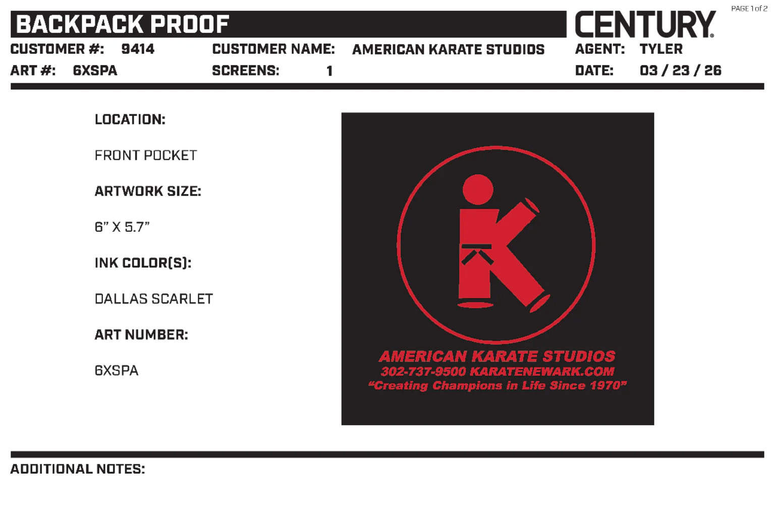 CUSTOM C GEAR BACKPACK, Black/Red - Image 2