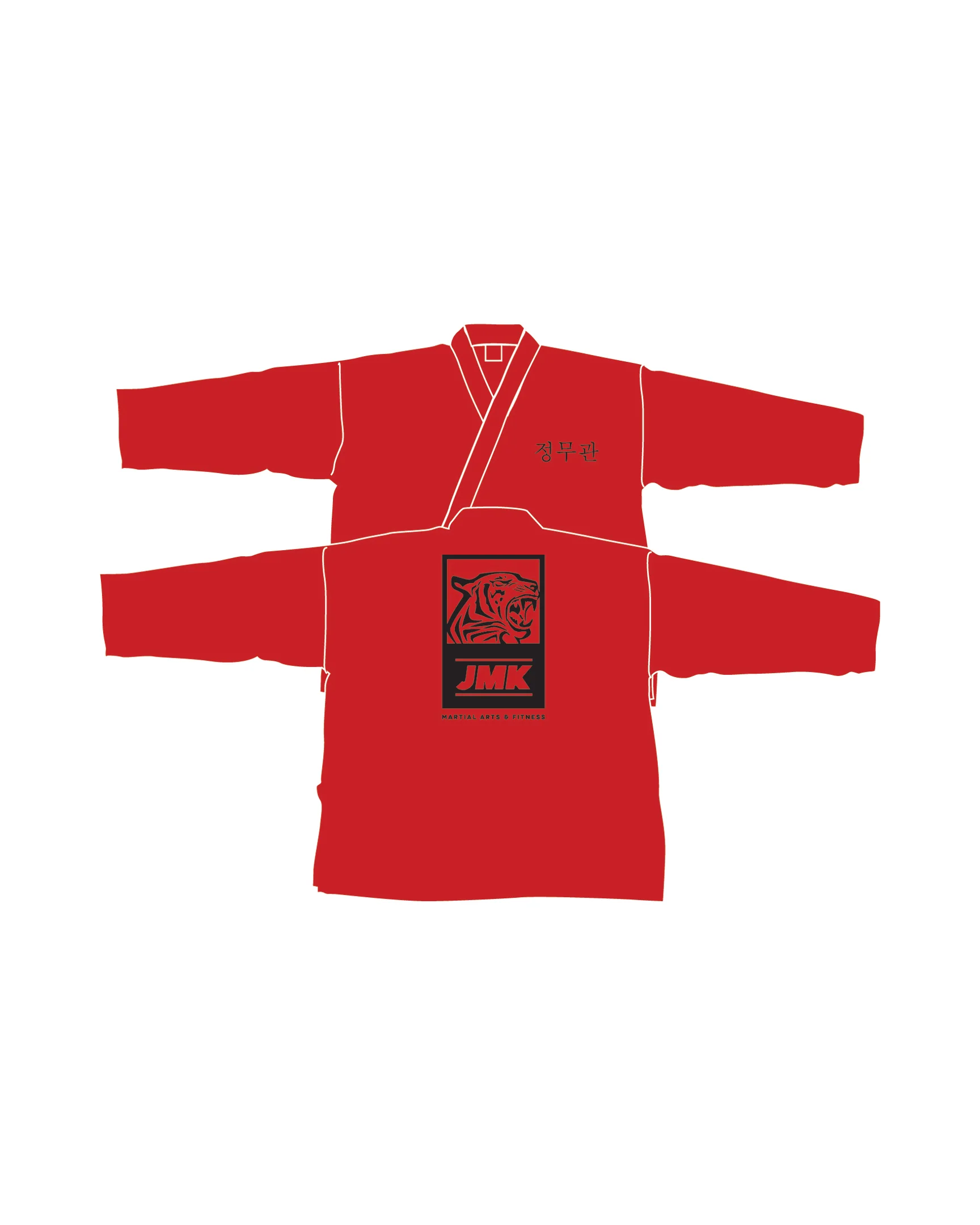 Student Elastic Uniform, Red