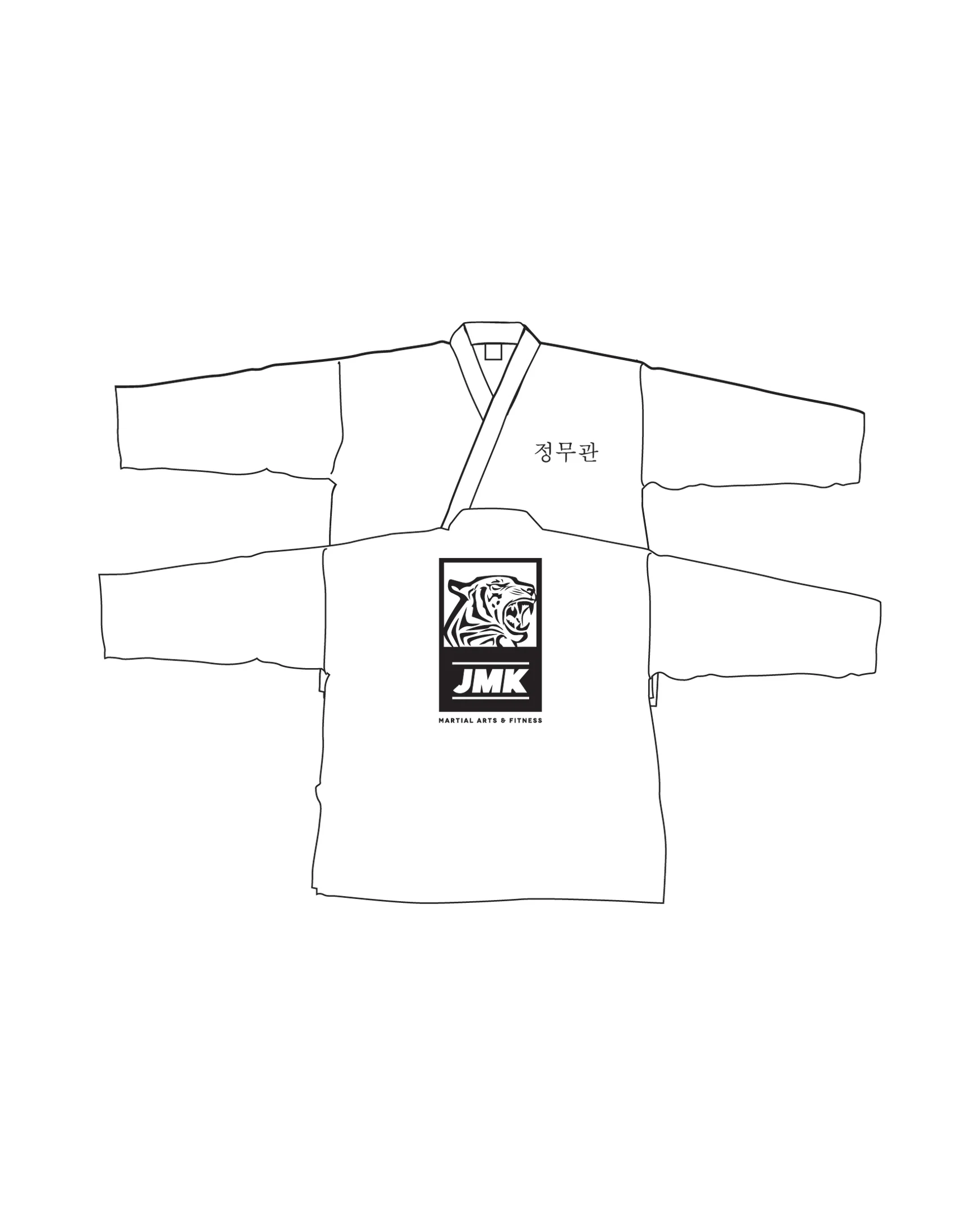 Lightweight Student Uniform, White