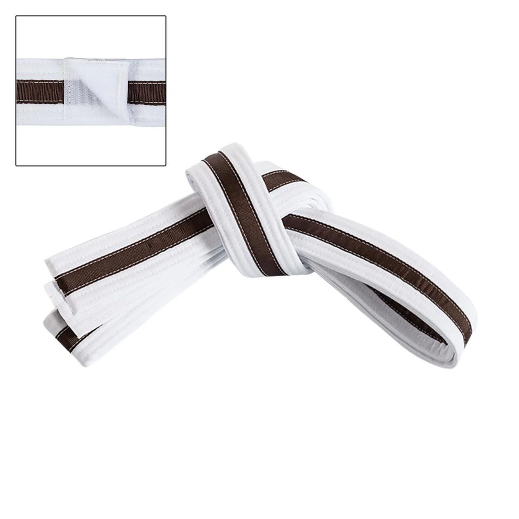 Adjustable Striped White Belt - Image 13