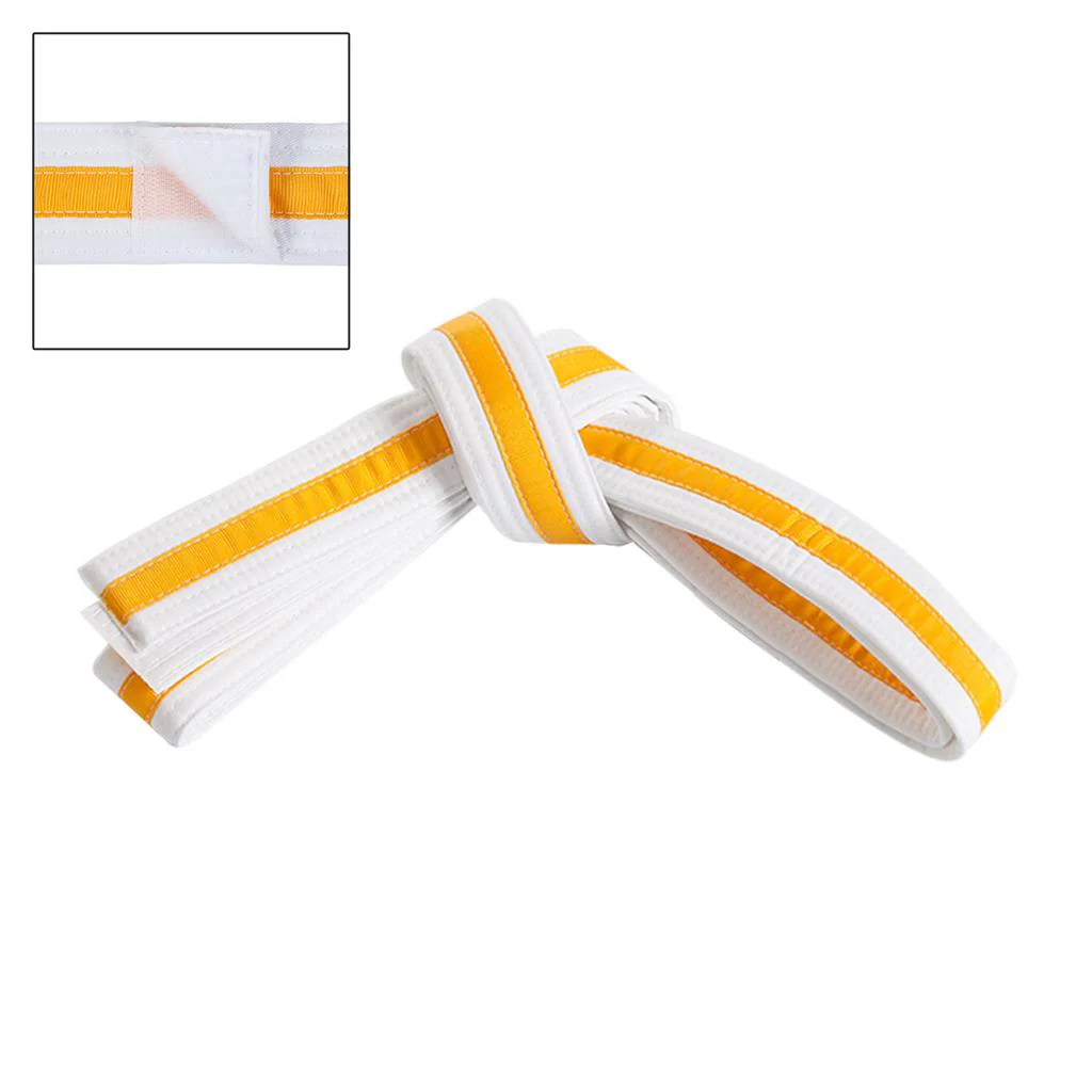 Adjustable Striped White Belt - Image 3