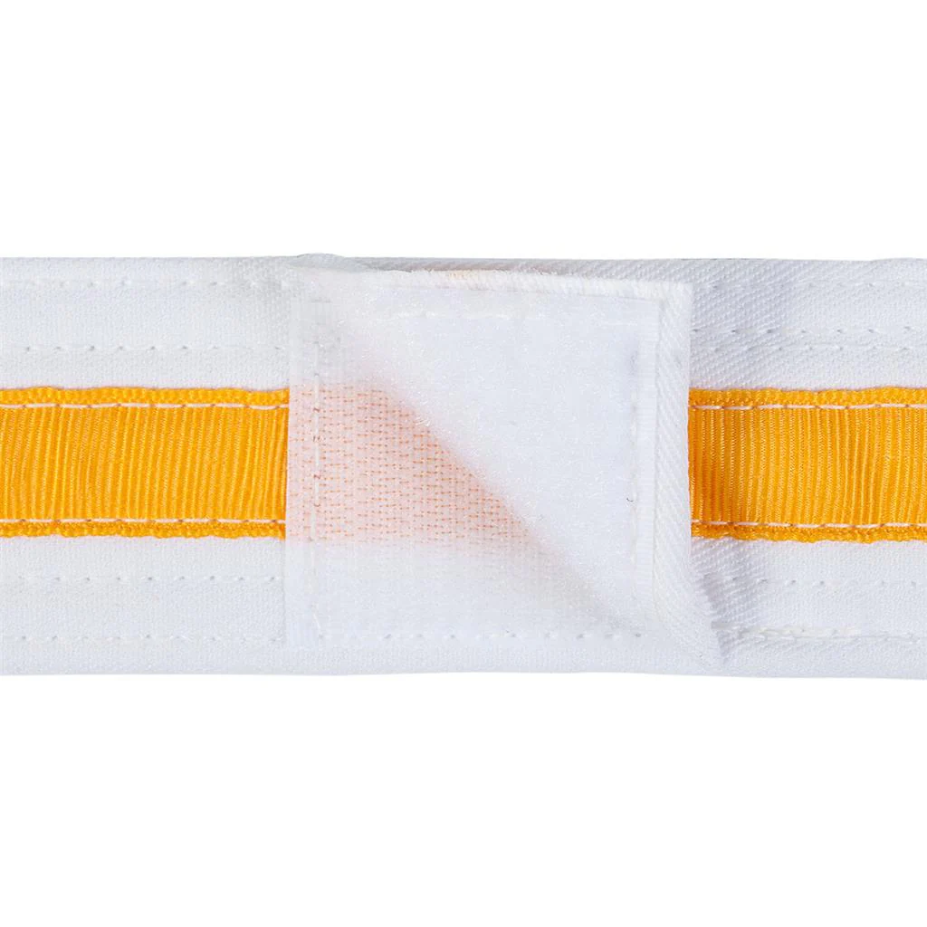Adjustable Striped White Belt - Image 4