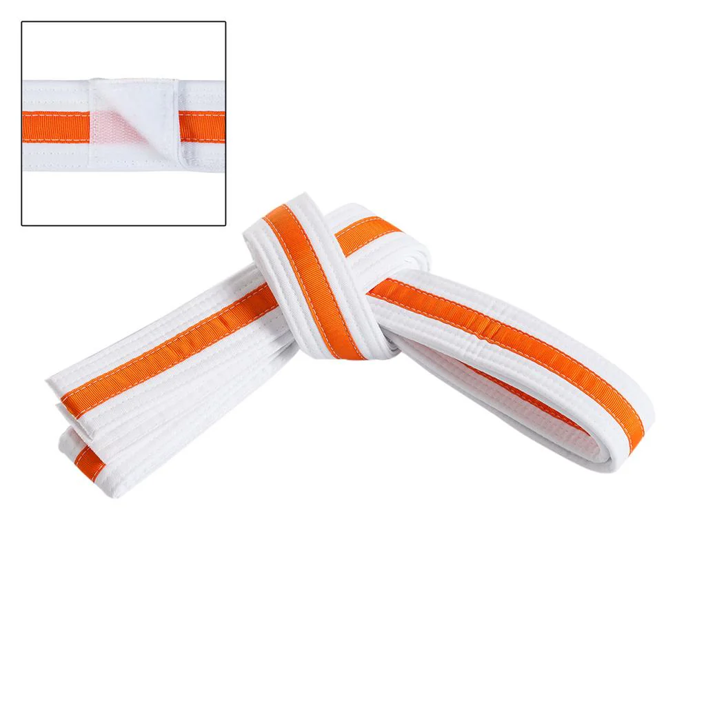 Adjustable Striped White Belt - Image 5