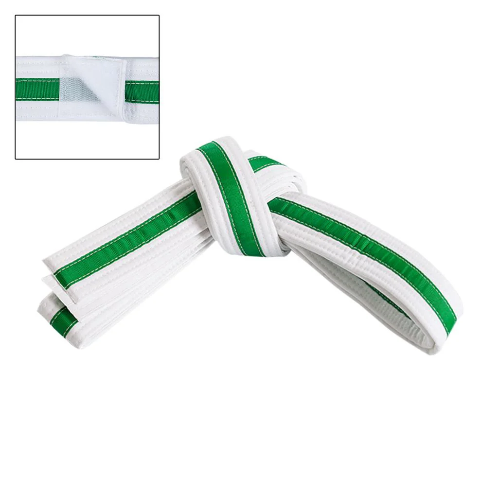 Adjustable Striped White Belt - Image 7