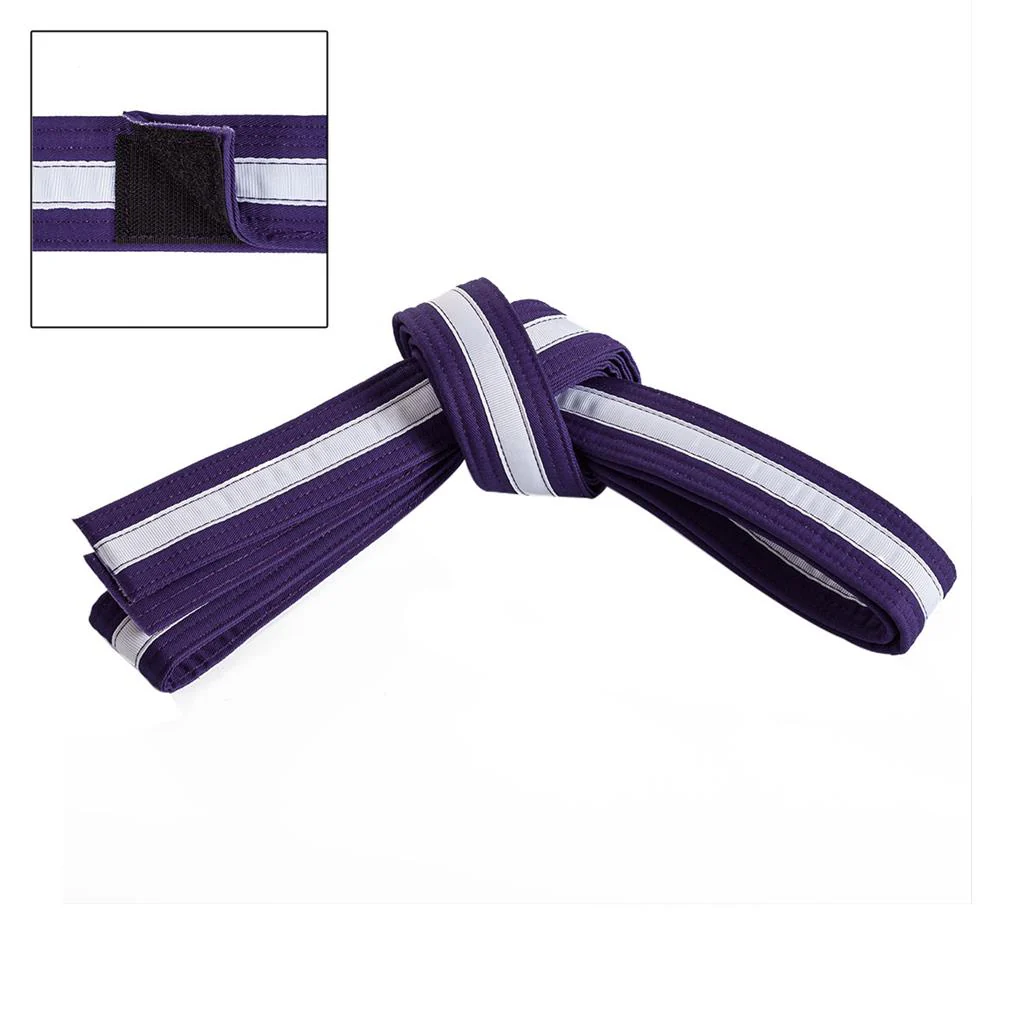 Adjustable White Striped Belt - Image 11