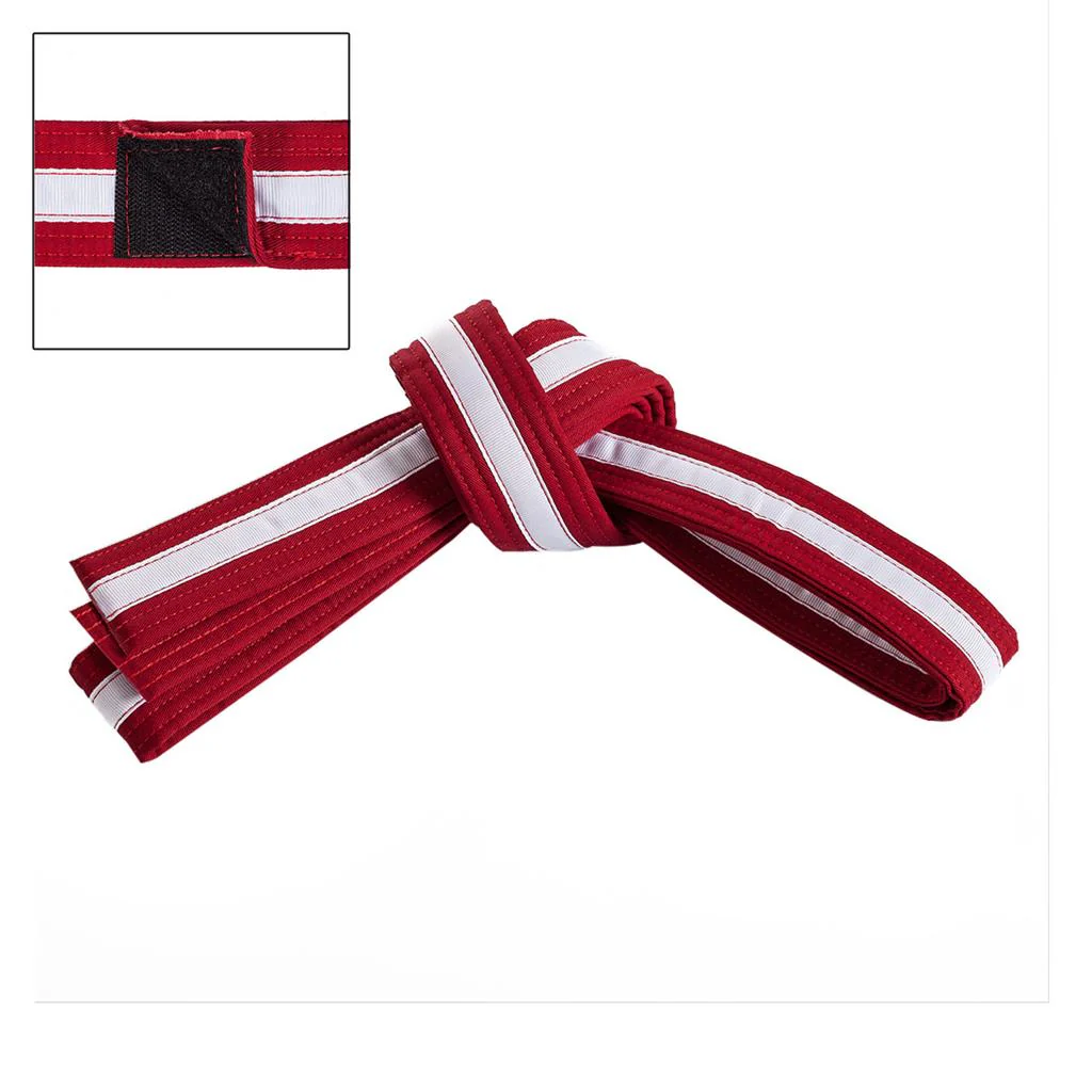 Adjustable White Striped Belt - Image 15