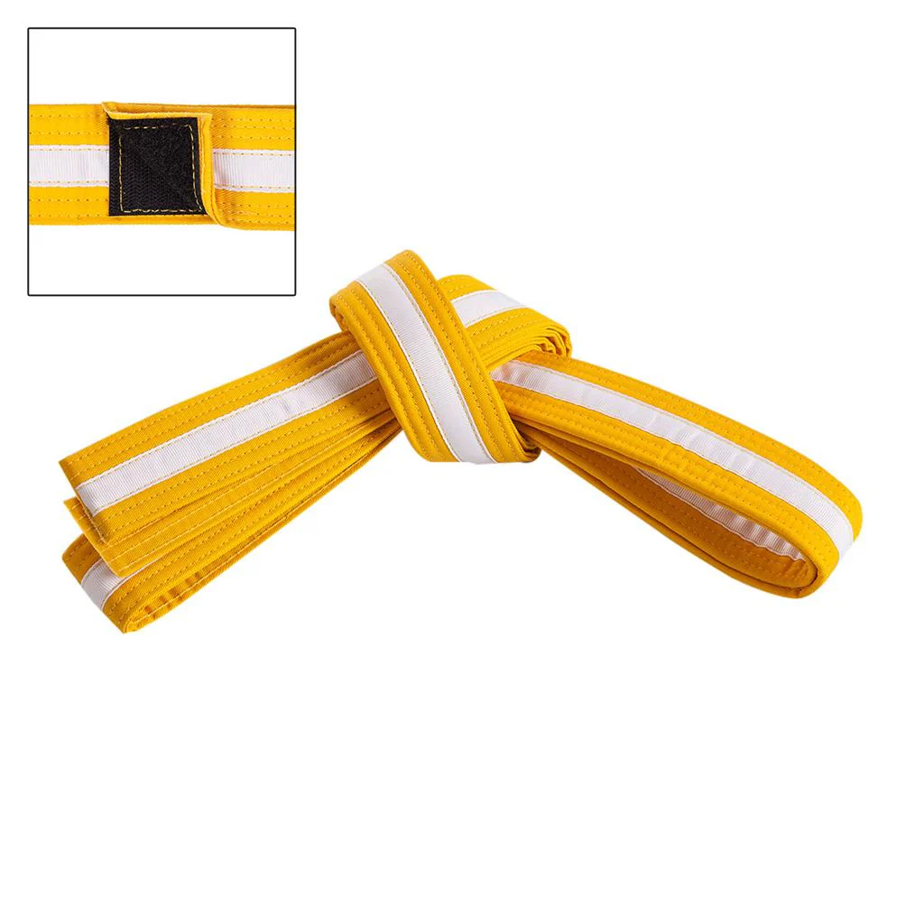 Adjustable White Striped Belt - Image 3