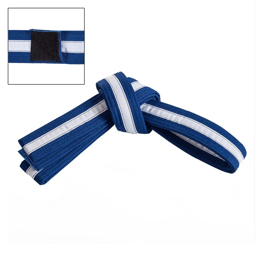 Adjustable White Striped Belt - Image 9
