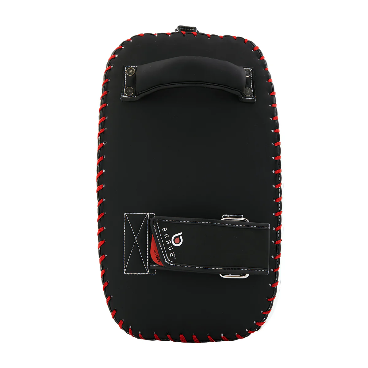 Brave Curved Muay Thai Pad - Black/White/Red - Image 4