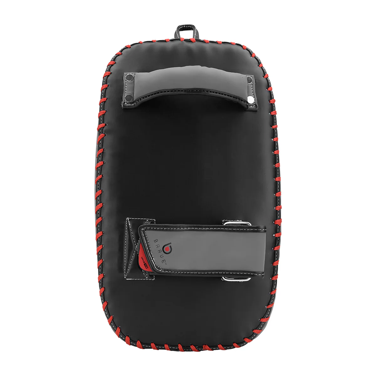 Brave Curved Muay Thai Pad - Black/White/Red - Image 8