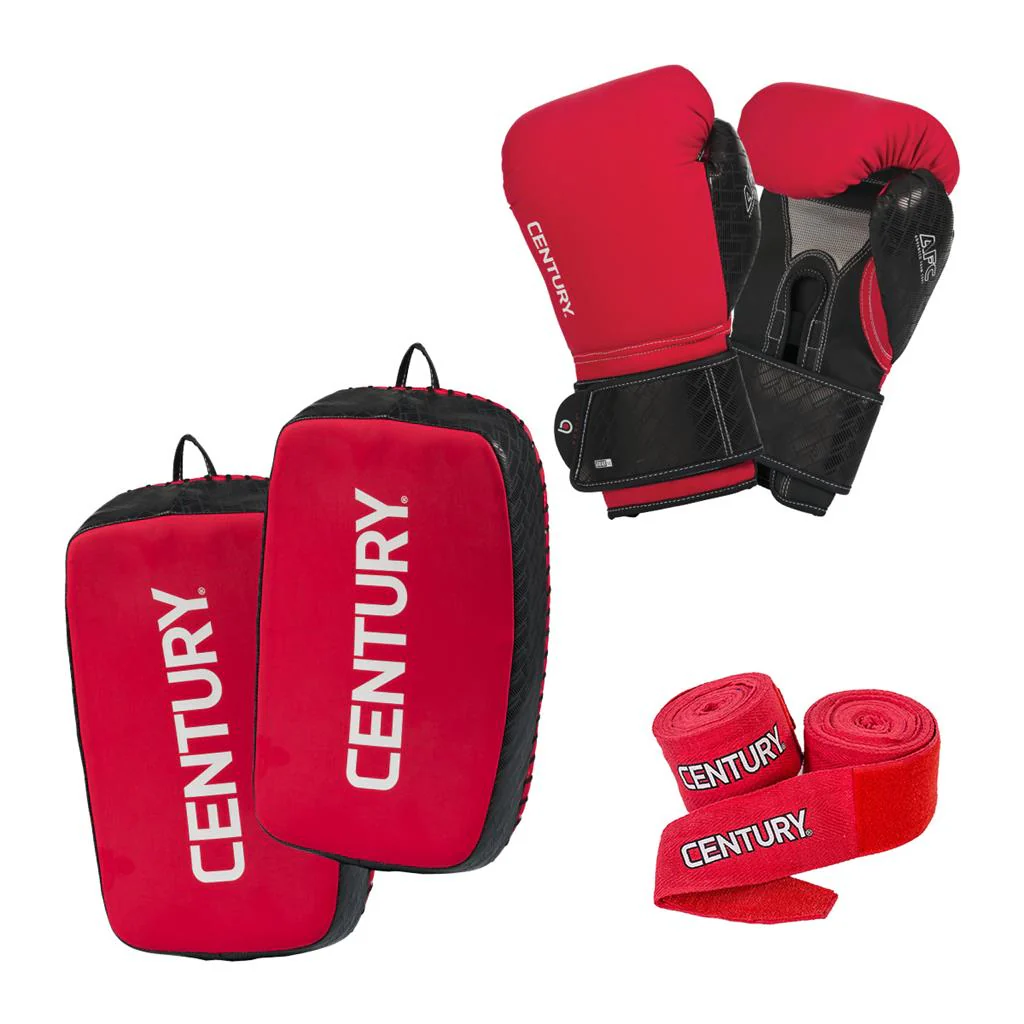 Brave Muay Thai Coach's Kit - Red/Black - Image 2