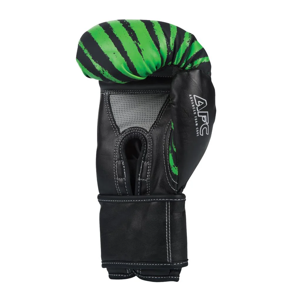 Brave Youth Boxing Gloves - Black/Green - Image 3