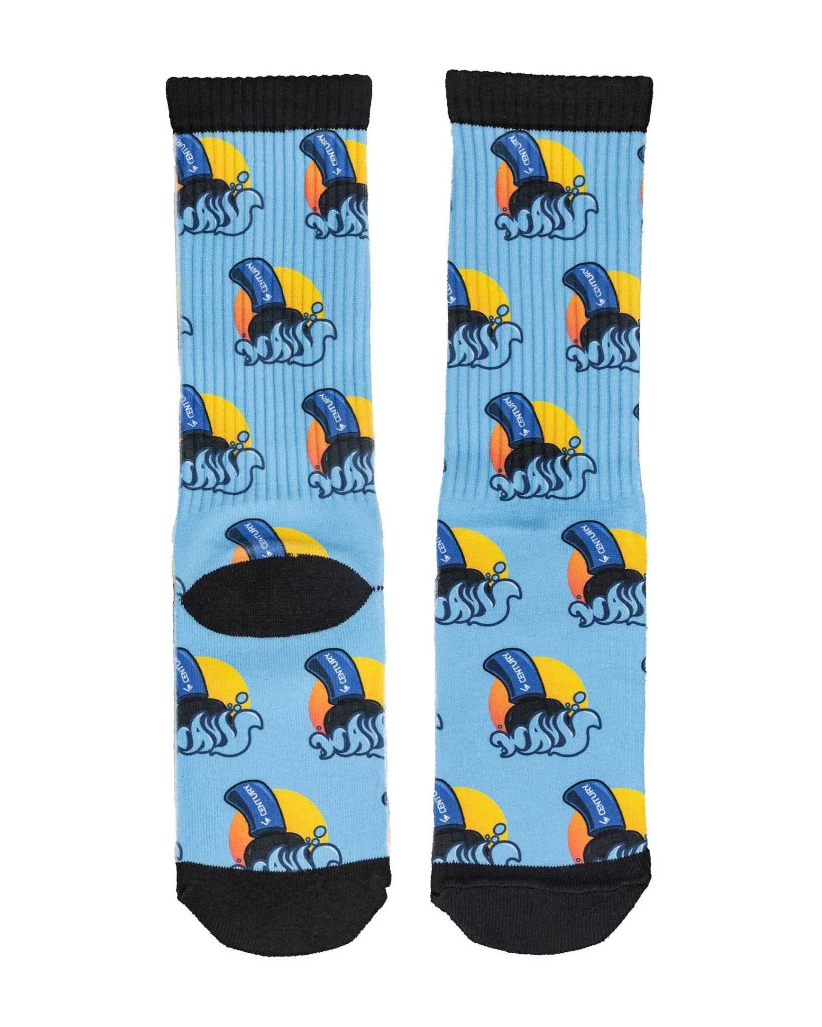 Century Wavy Sublimated Socks - Image 2
